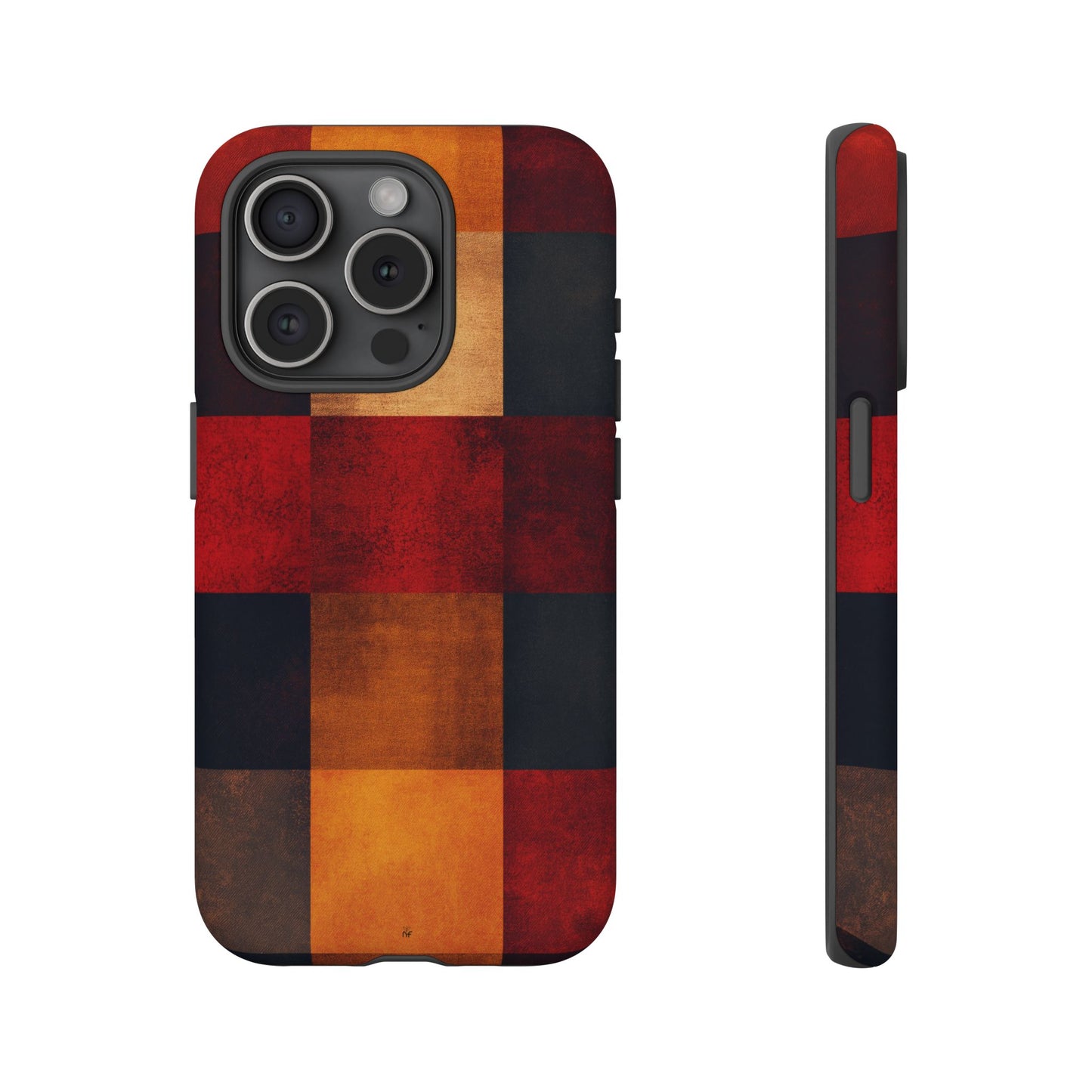Rustic Plaid Pattern Phone Case – Cozy Fall Design for iPhone, Samsung, Google Pixel