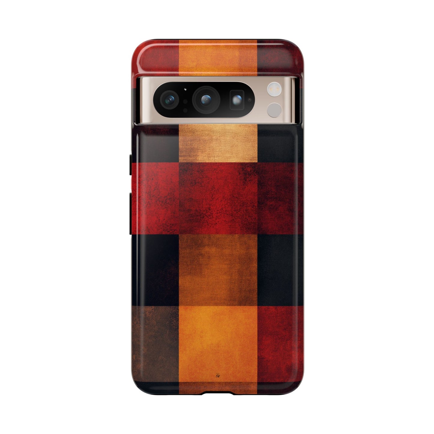 Rustic Plaid Pattern Phone Case – Cozy Fall Design for iPhone, Samsung, Google Pixel