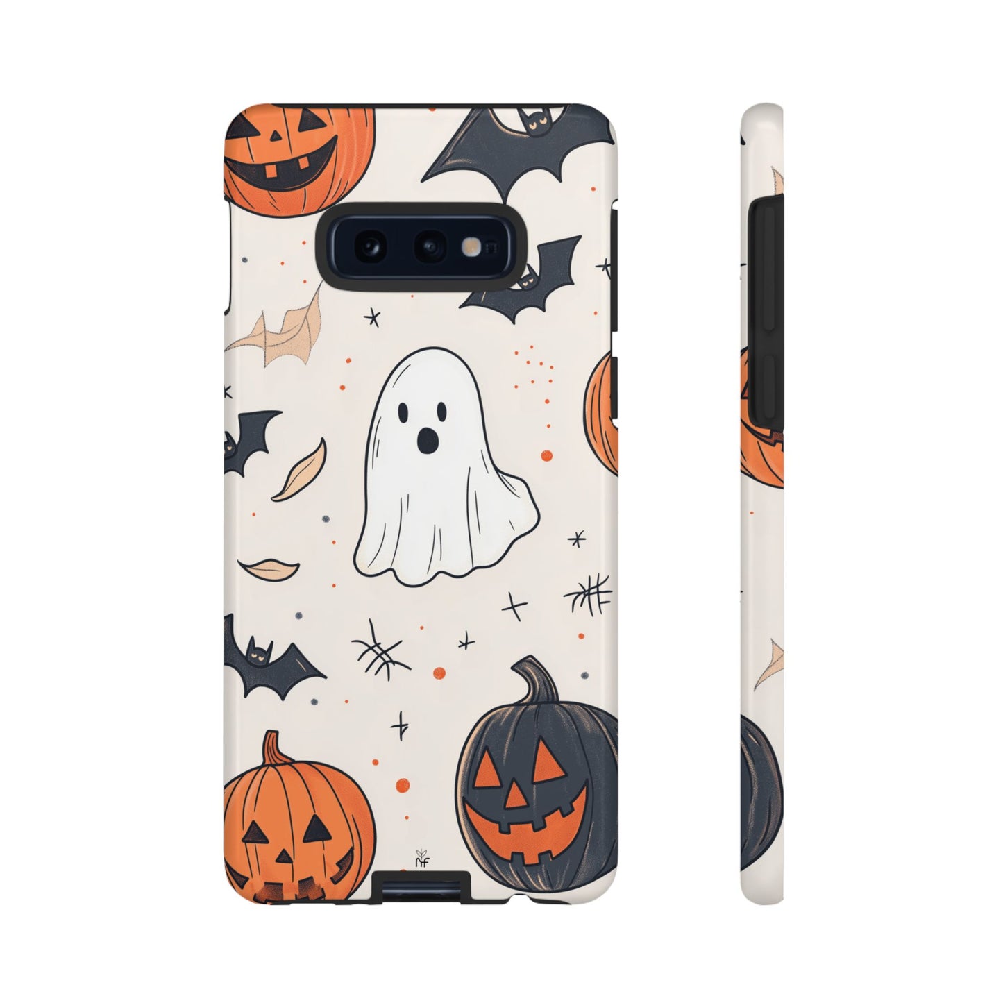Cute Halloween Ghost & Pumpkin Phone Case – Festive Design for iPhone, Samsung, Google Pixel