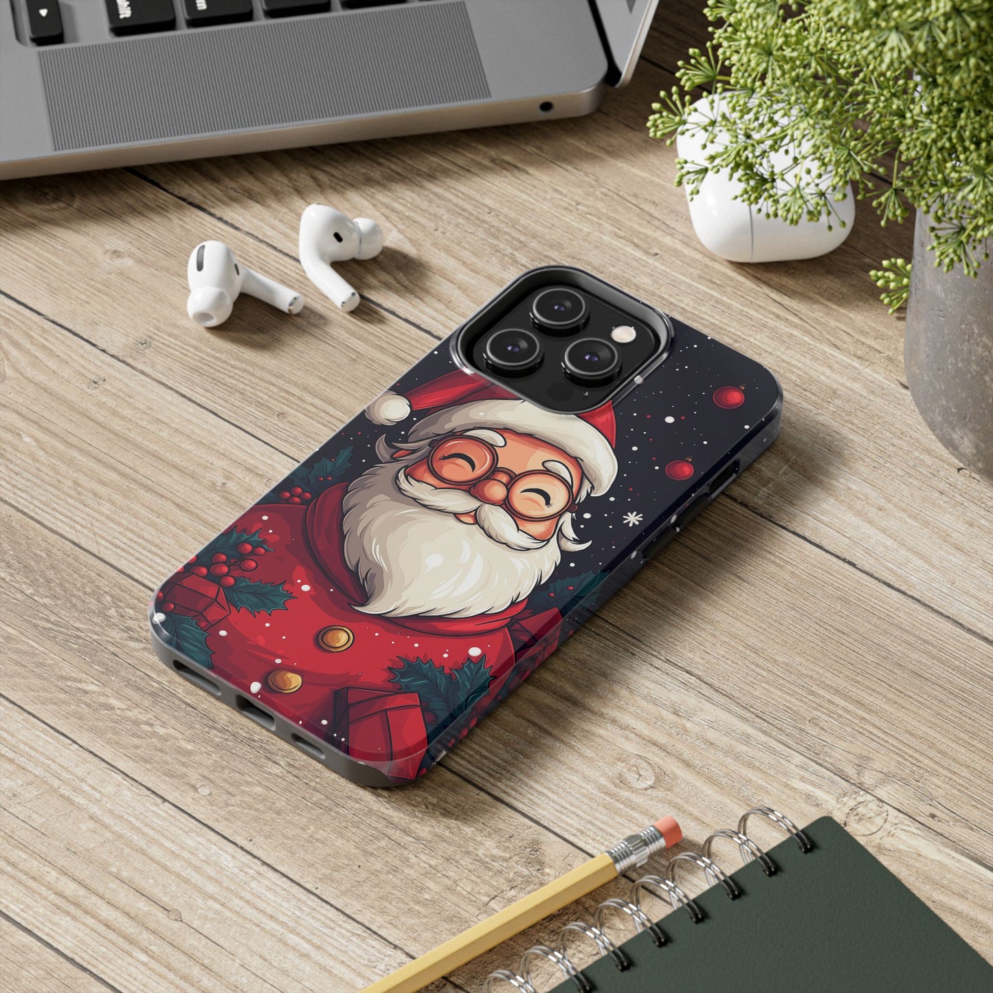 Jolly Santa Claus Christmas Phone Case – Festive Holiday Design