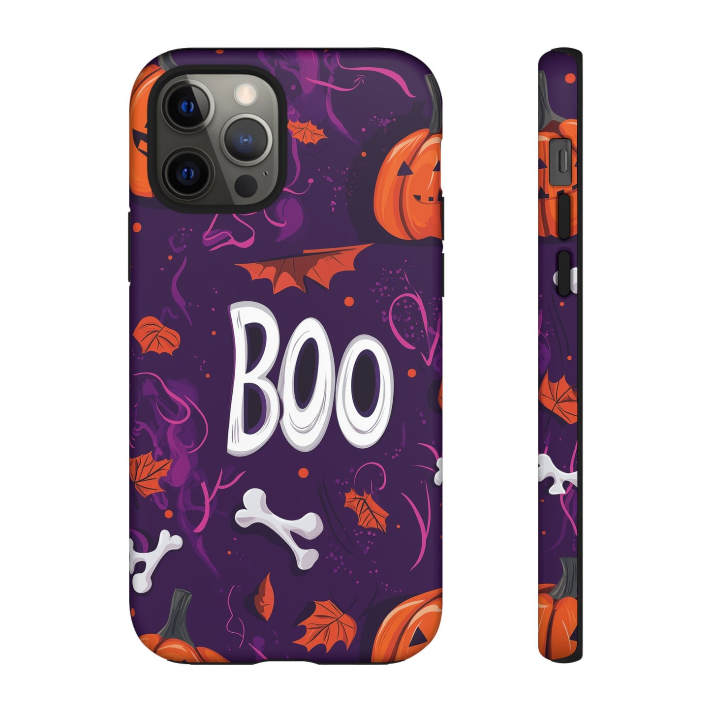Halloween ‘Boo’ Phone Case – Spooky Fun Design for iPhone, Samsung, Google Pixel