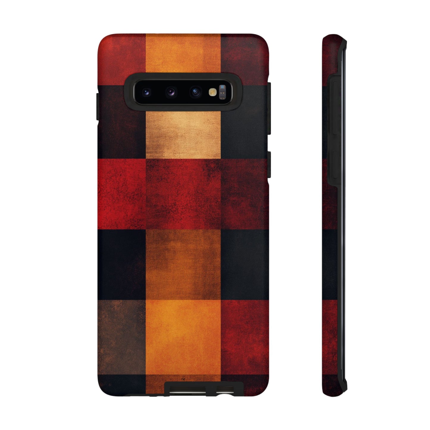 Rustic Plaid Pattern Phone Case – Cozy Fall Design for iPhone, Samsung, Google Pixel
