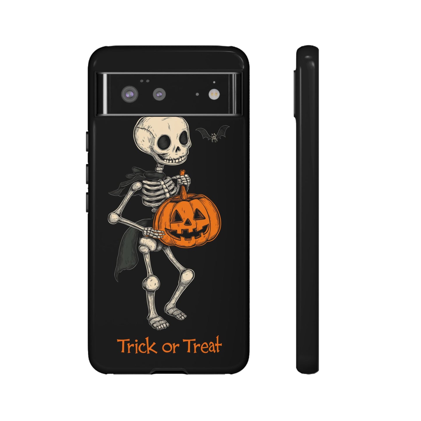 Skeleton Trick or Treat Halloween Phone Case