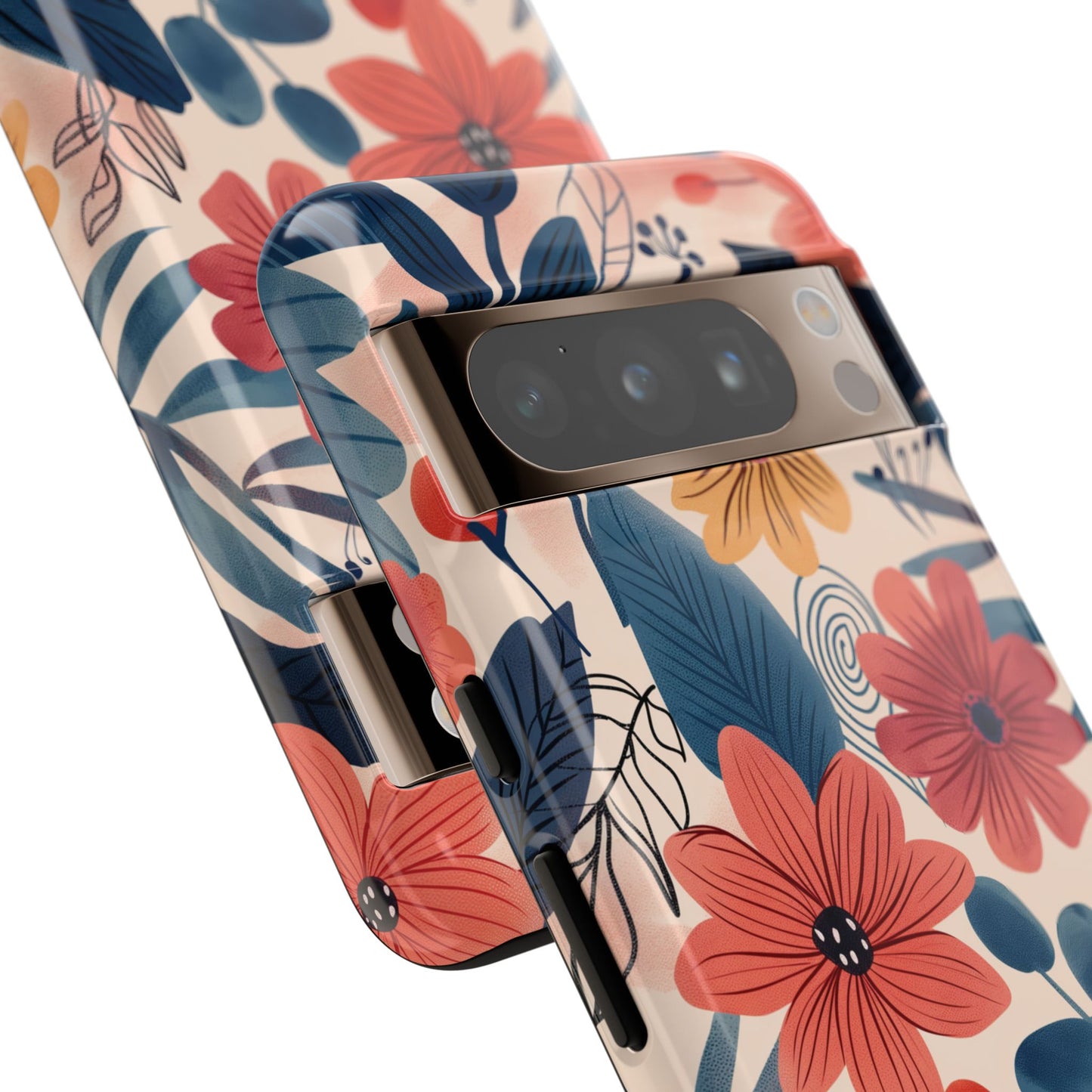 Bright Floral Garden Phone Case – Vibrant Artistic Design for iPhone, Samsung, Google Pixel