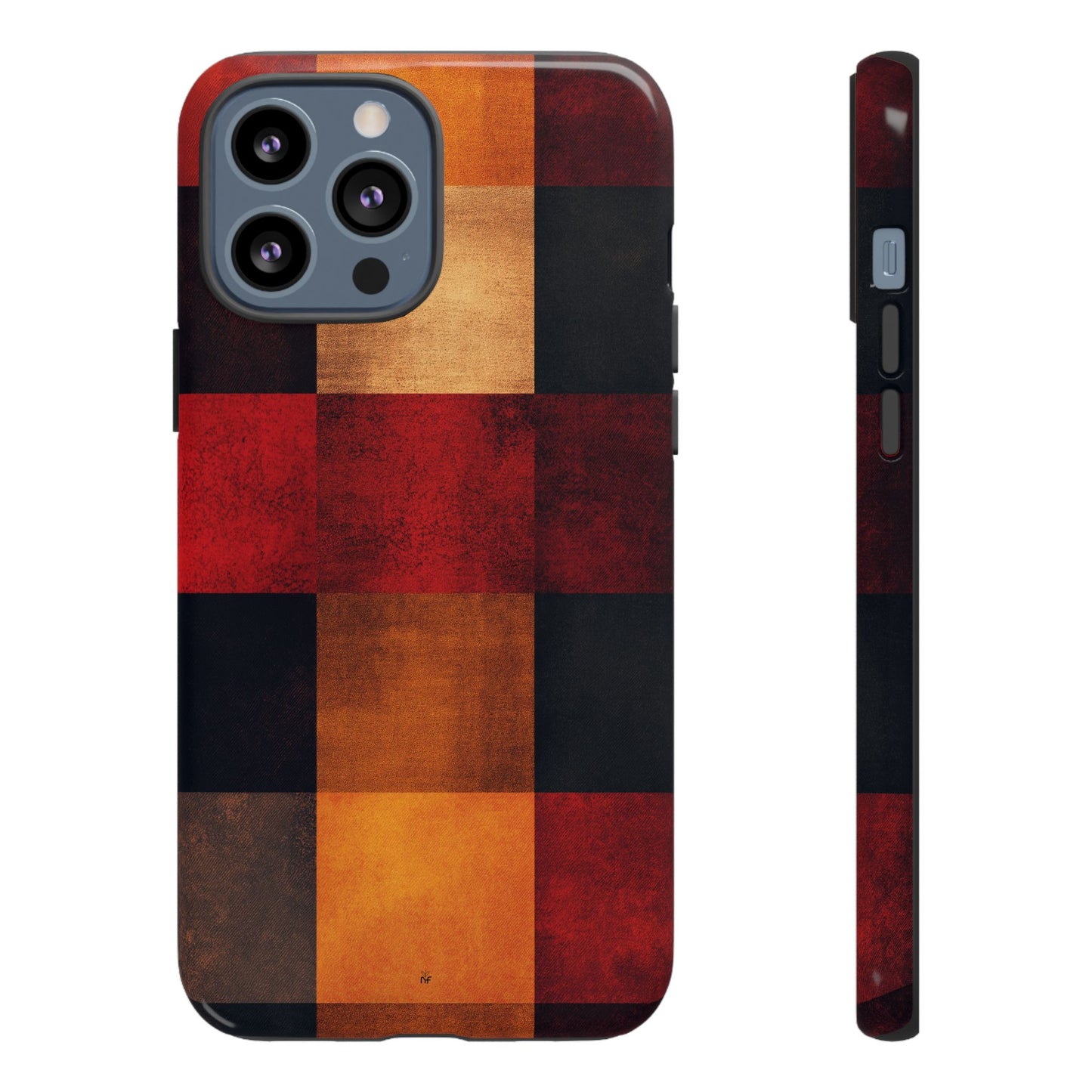 Rustic Plaid Pattern Phone Case – Cozy Fall Design for iPhone, Samsung, Google Pixel