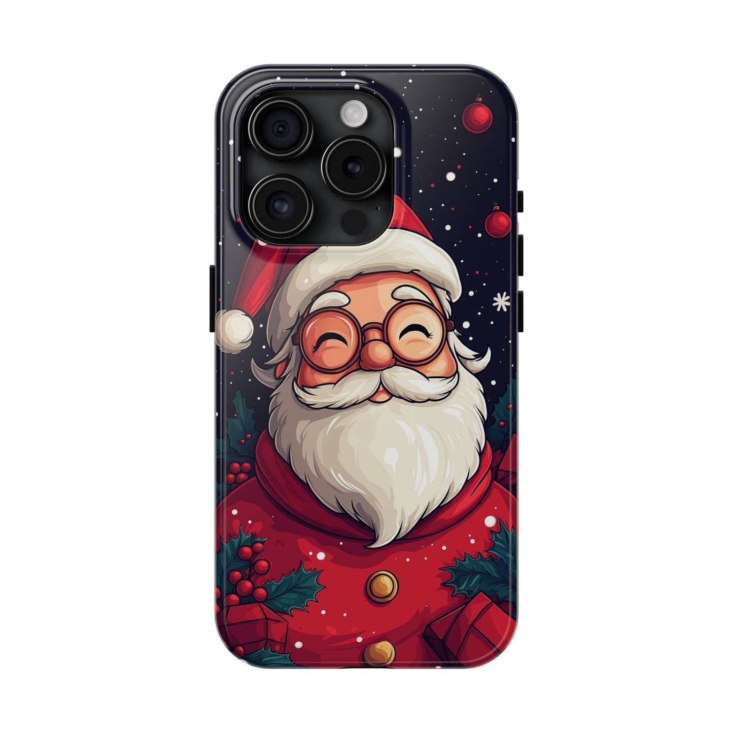Jolly Santa Claus Christmas Phone Case – Festive Holiday Design