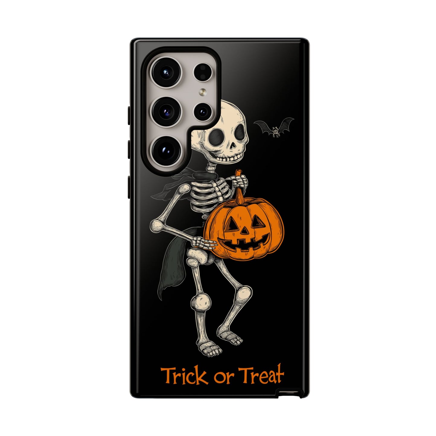 Skeleton Trick or Treat Halloween Phone Case