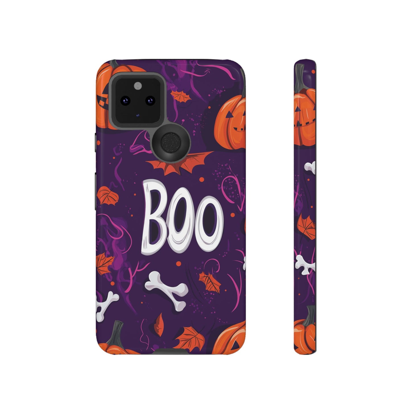Halloween ‘Boo’ Phone Case – Spooky Fun Design for iPhone, Samsung, Google Pixel