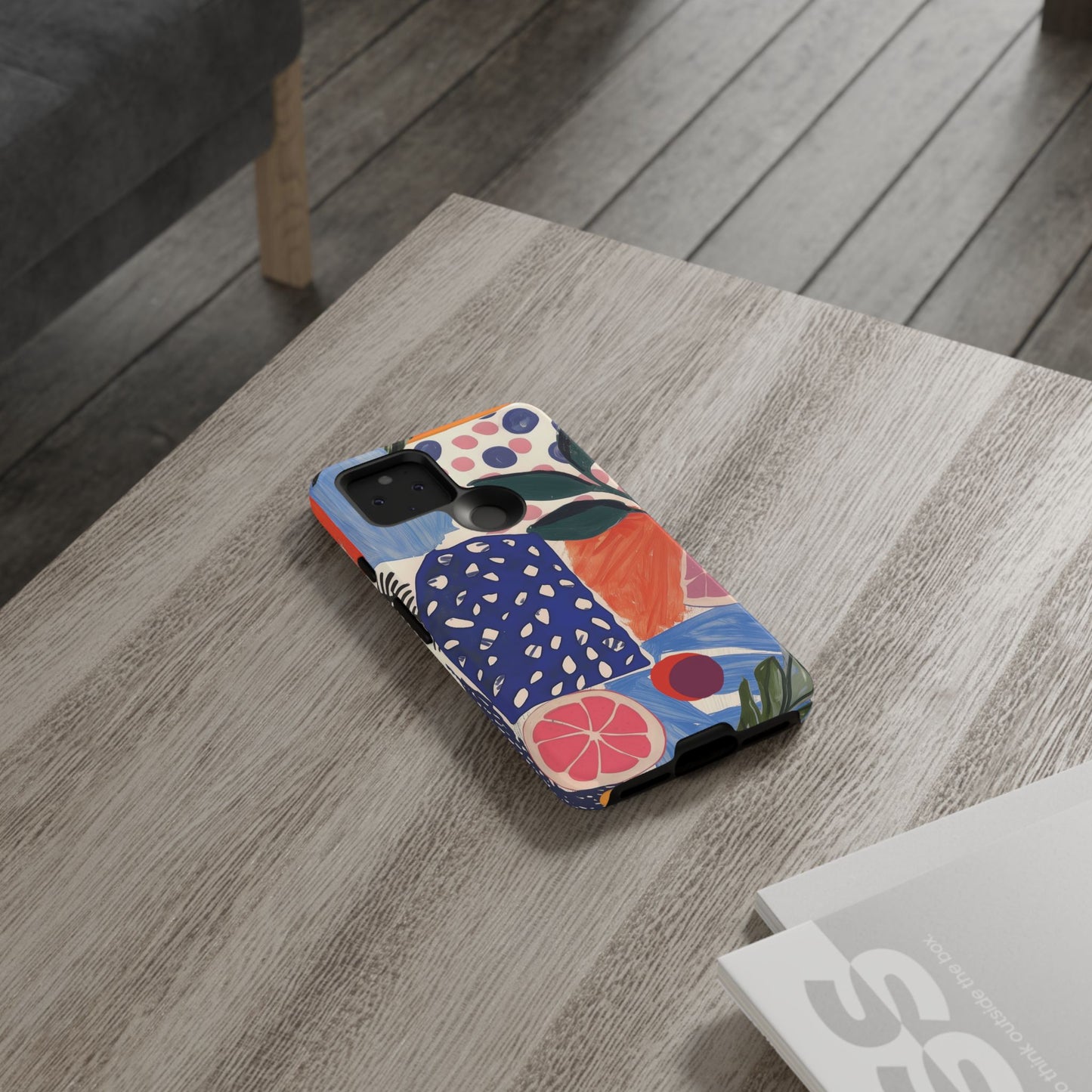 Vibrant Coquette Abstract Art Collage Phone Case – Artistic Design for iPhone