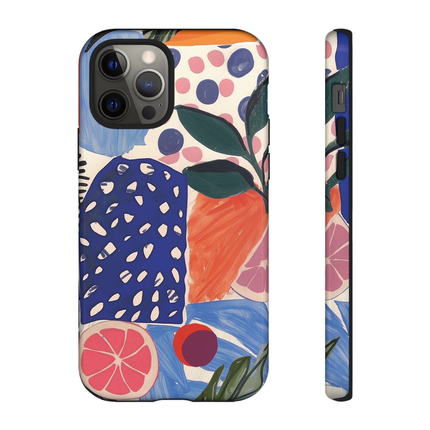 Vibrant Coquette Abstract Art Collage Phone Case – Artistic Design for iPhone