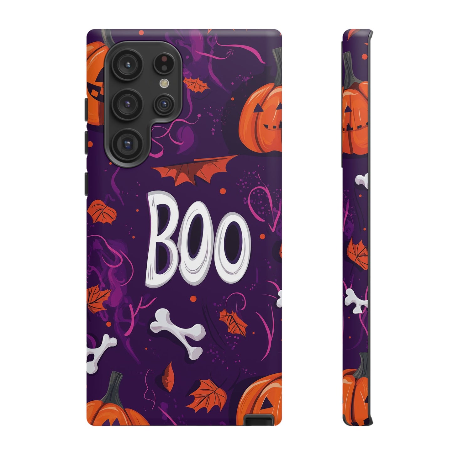 Halloween ‘Boo’ Phone Case – Spooky Fun Design for iPhone, Samsung, Google Pixel