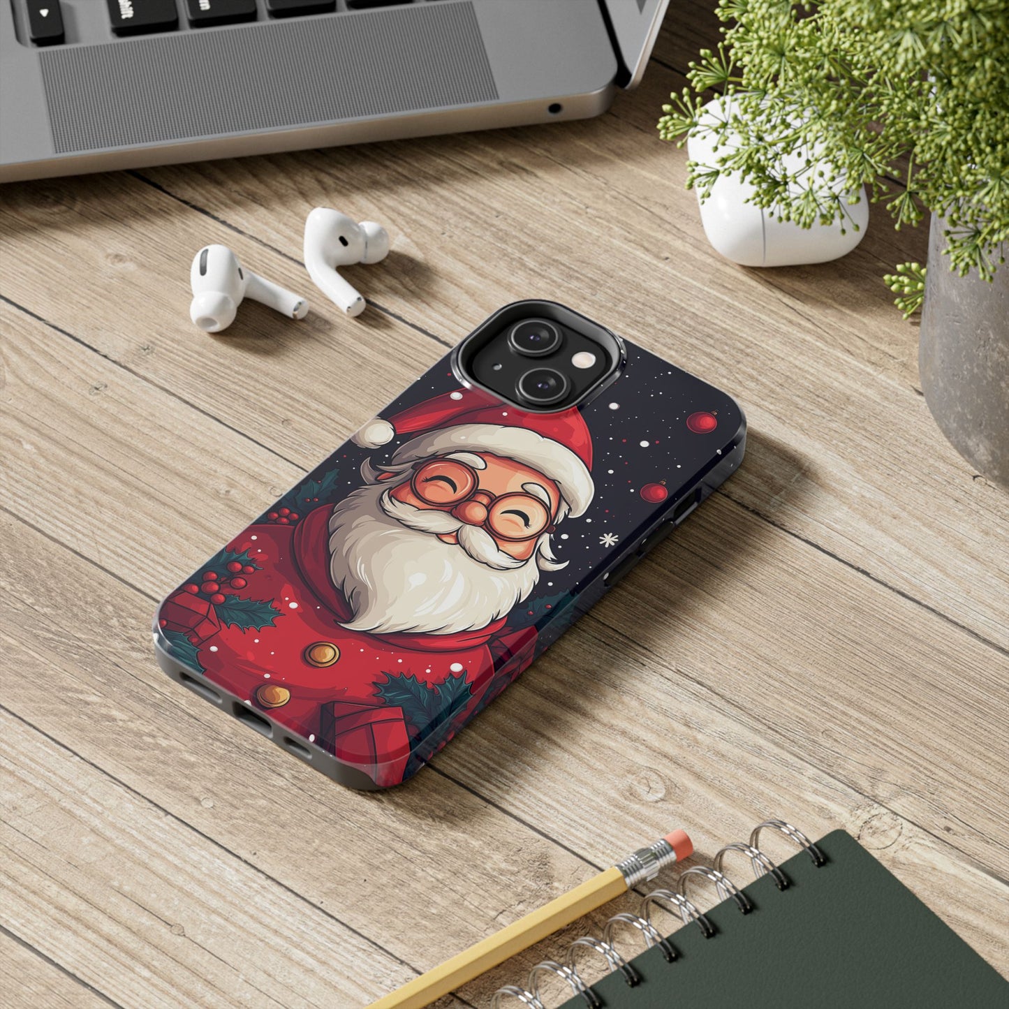 Jolly Santa Claus Christmas Phone Case – Festive Holiday Design