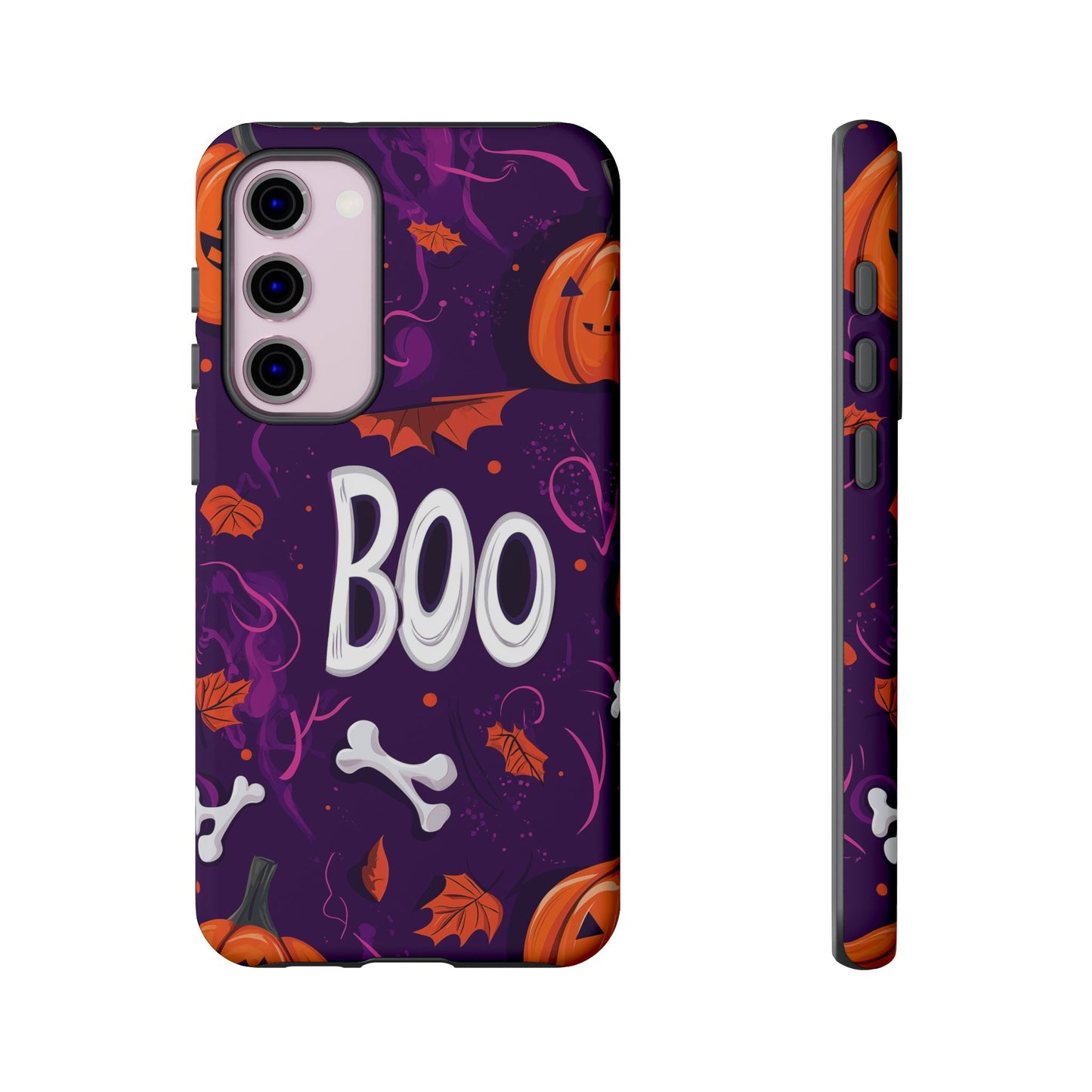 Halloween ‘Boo’ Phone Case – Spooky Fun Design for iPhone, Samsung, Google Pixel