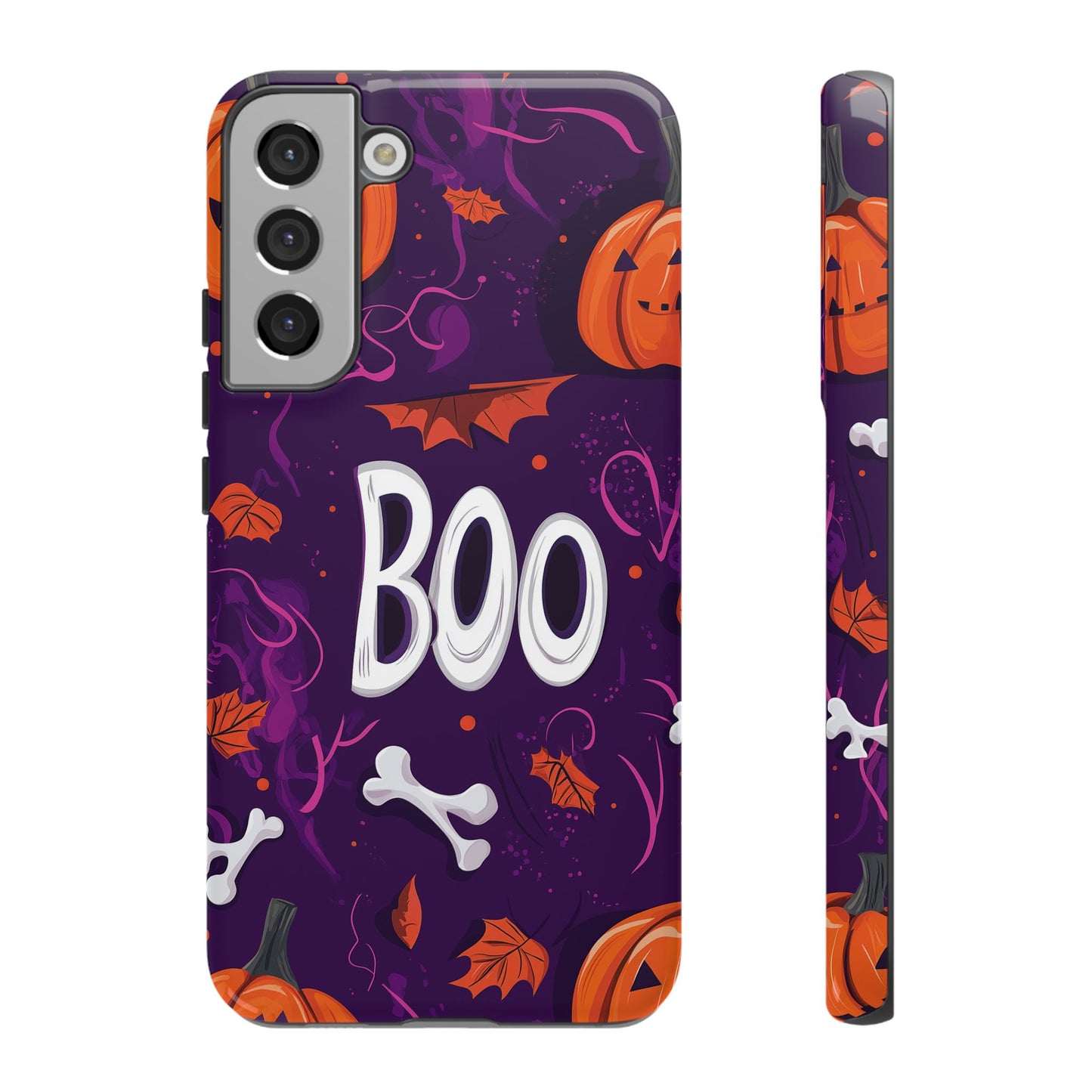 Halloween ‘Boo’ Phone Case – Spooky Fun Design for iPhone, Samsung, Google Pixel