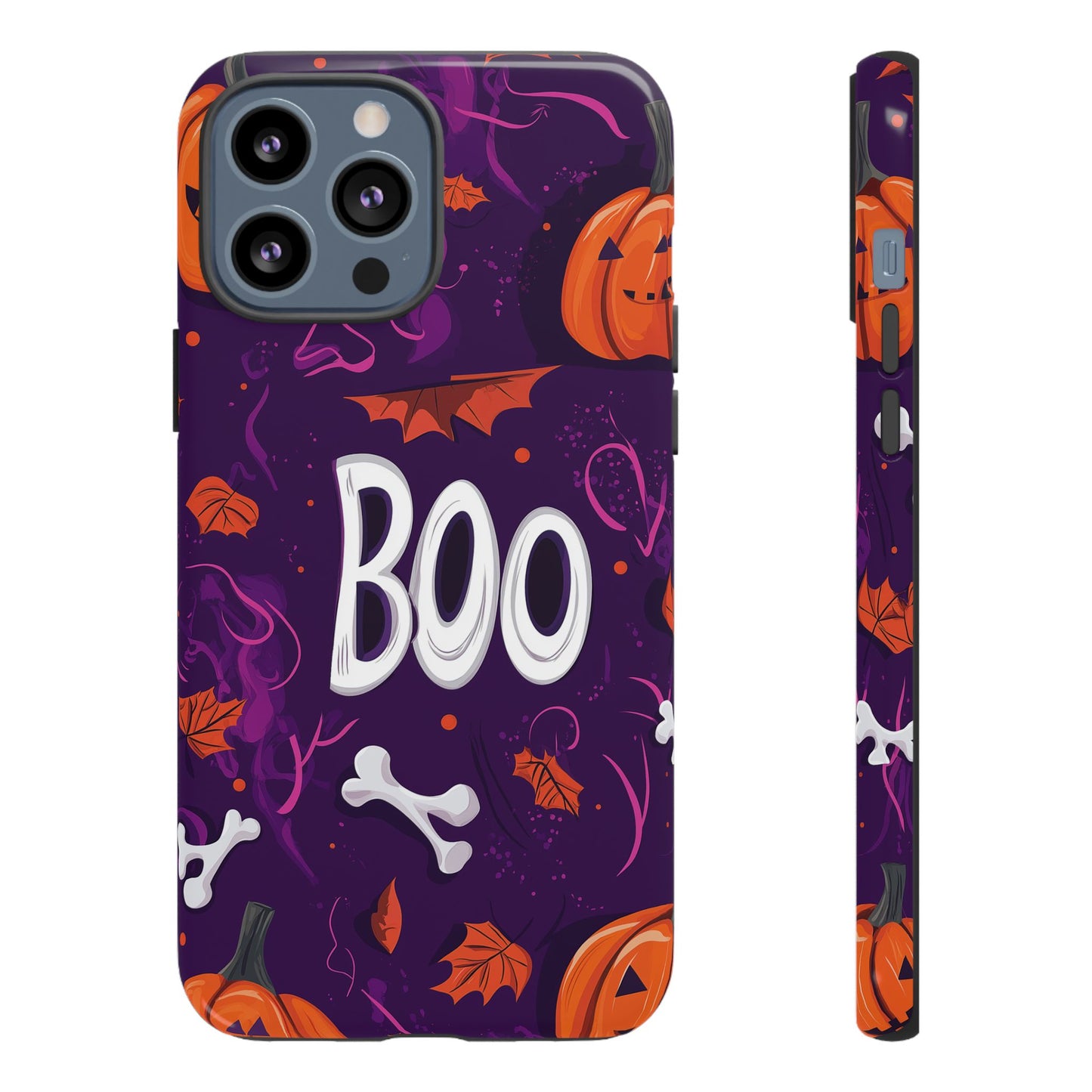 Halloween ‘Boo’ Phone Case – Spooky Fun Design for iPhone, Samsung, Google Pixel