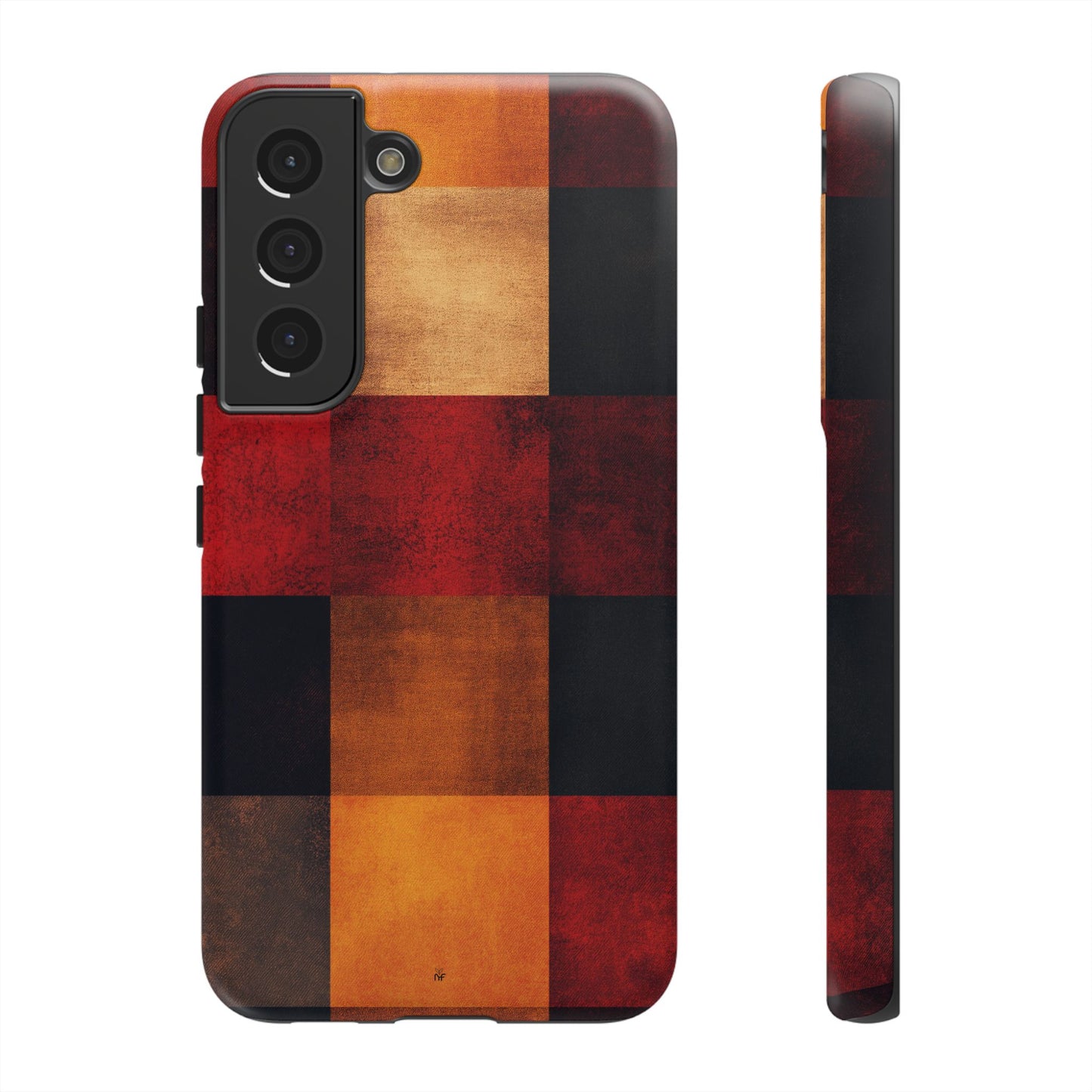 Rustic Plaid Pattern Phone Case – Cozy Fall Design for iPhone, Samsung, Google Pixel