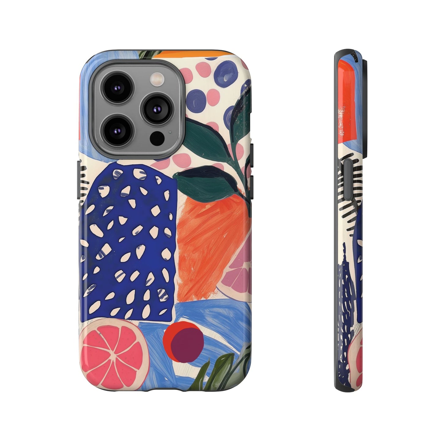 Vibrant Coquette Abstract Art Collage Phone Case – Artistic Design for iPhone