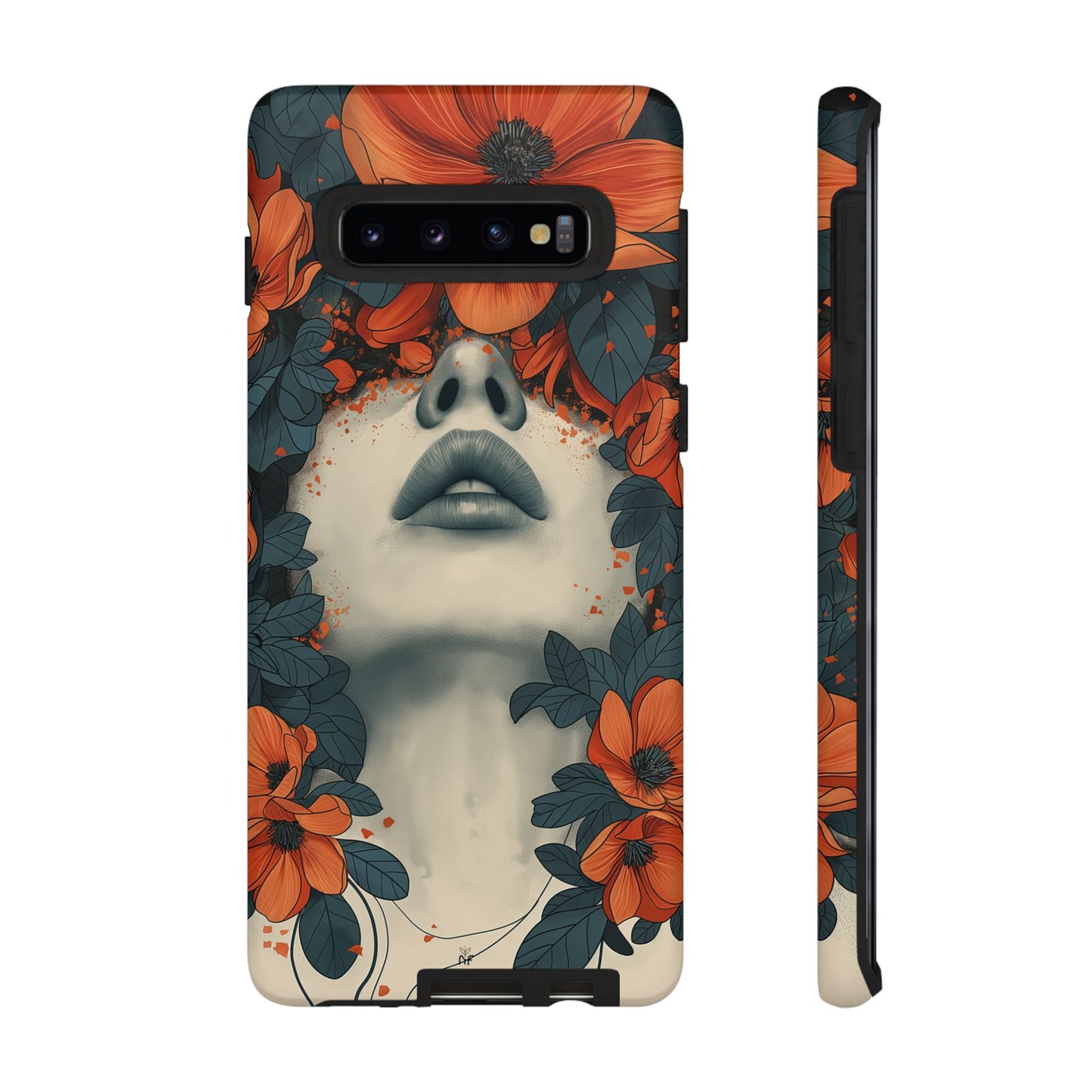 Floral Femme Art Phone Case Unique Aesthetic Design for iPhone, Samsung, Google Pixel Tough Case - NovaFlair