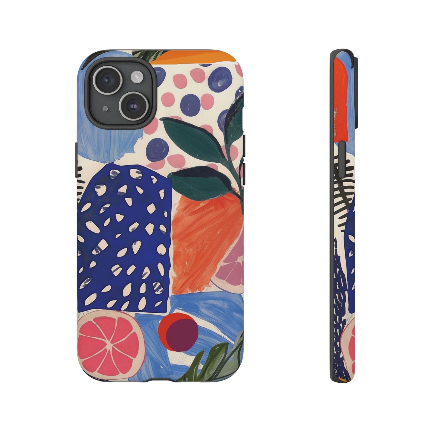 Vibrant Coquette Abstract Art Collage Phone Case – Artistic Design for iPhone