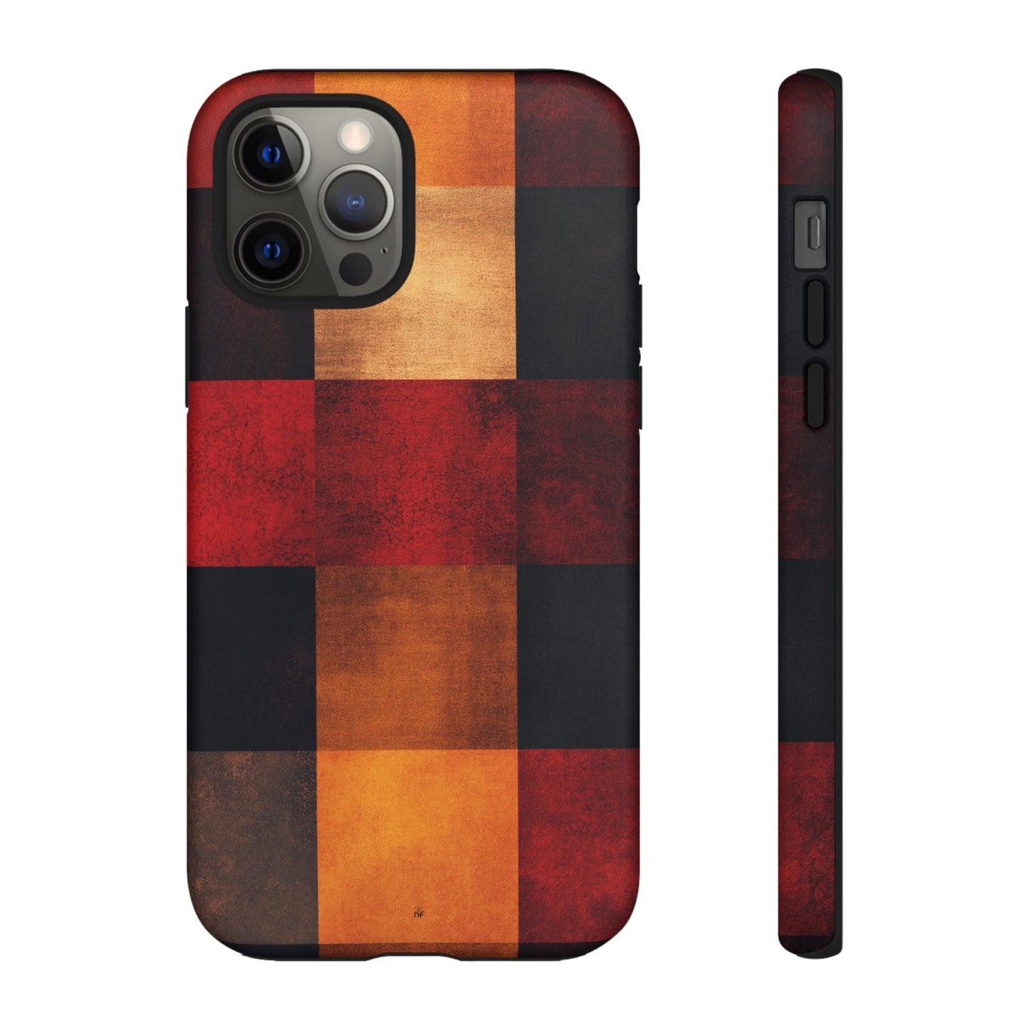 Rustic Plaid Pattern Phone Case – Cozy Fall Design for iPhone, Samsung, Google Pixel