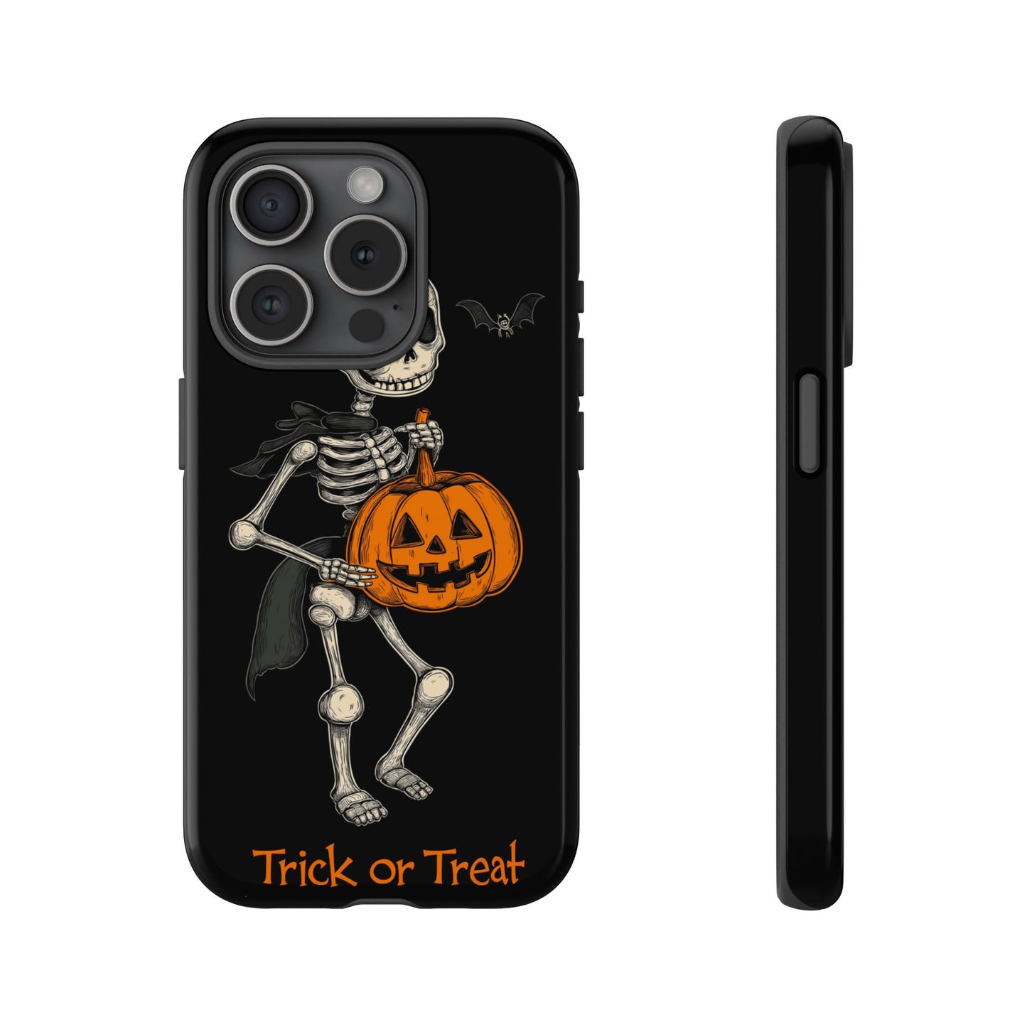 Skeleton Trick or Treat Halloween Phone Case