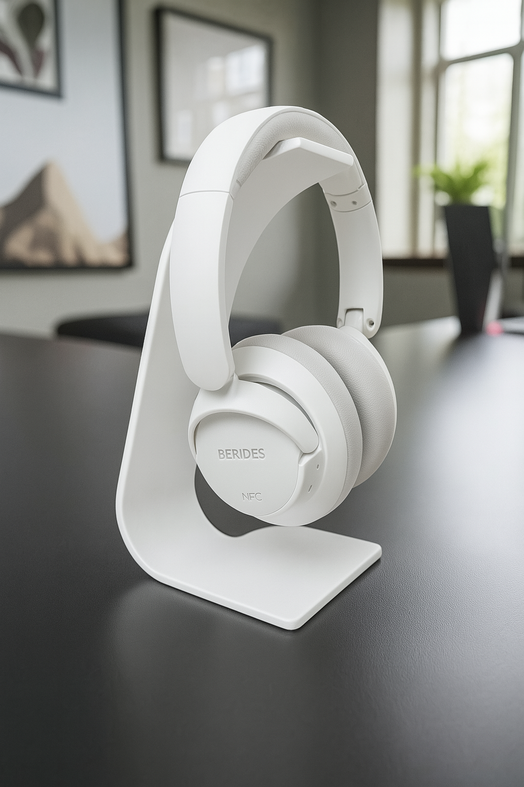 Minimalist 3D Printed Headphone Stand – Space-Saving Desk Display for Gamers, Creators & Audiophiles