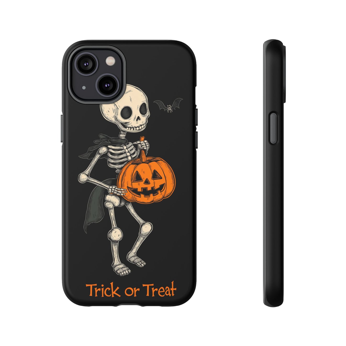 Skeleton Trick or Treat Halloween Phone Case