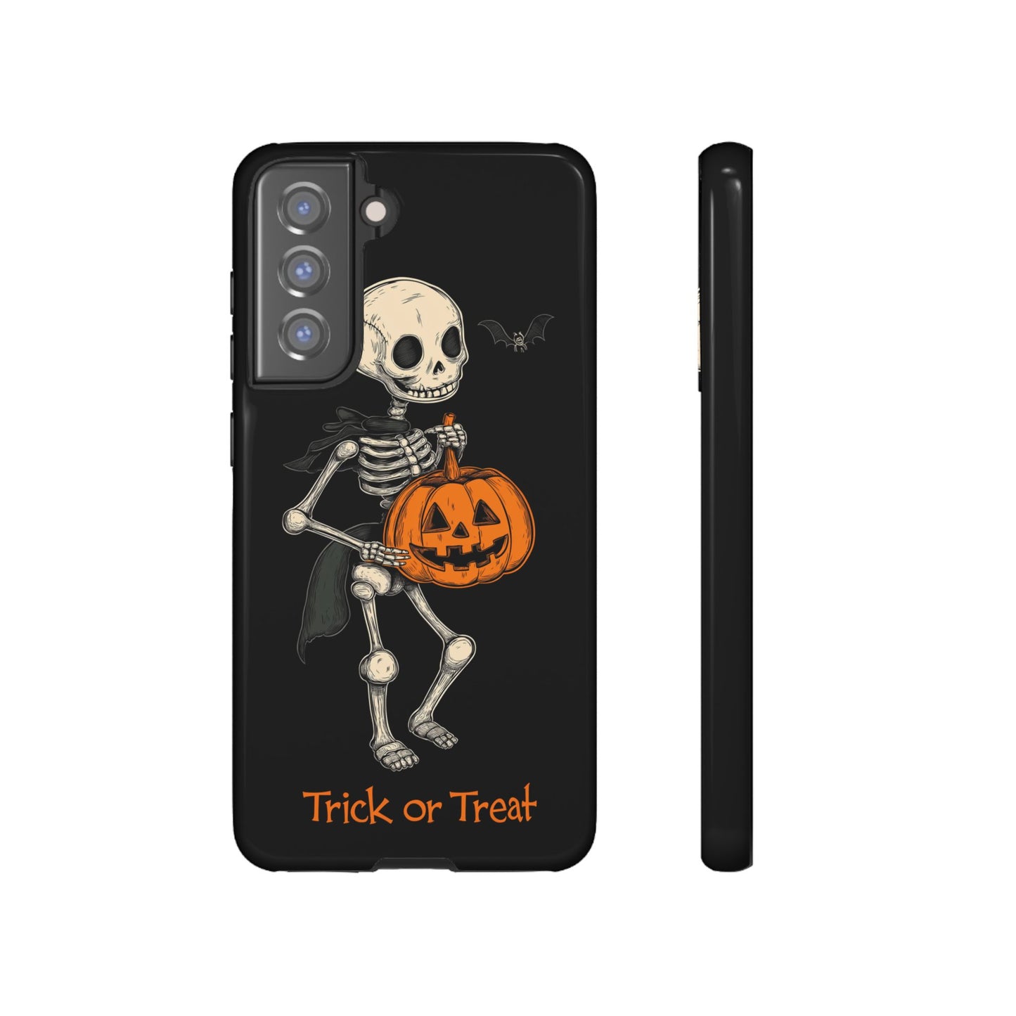 Skeleton Trick or Treat Halloween Phone Case