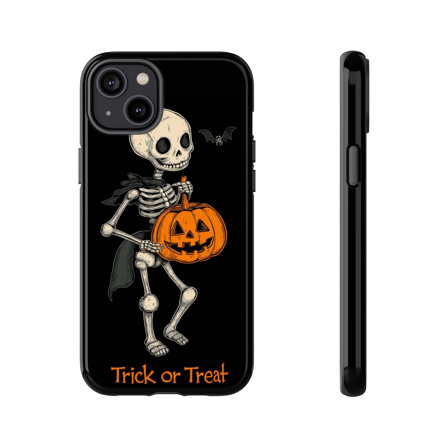 Skeleton Trick or Treat Halloween Phone Case