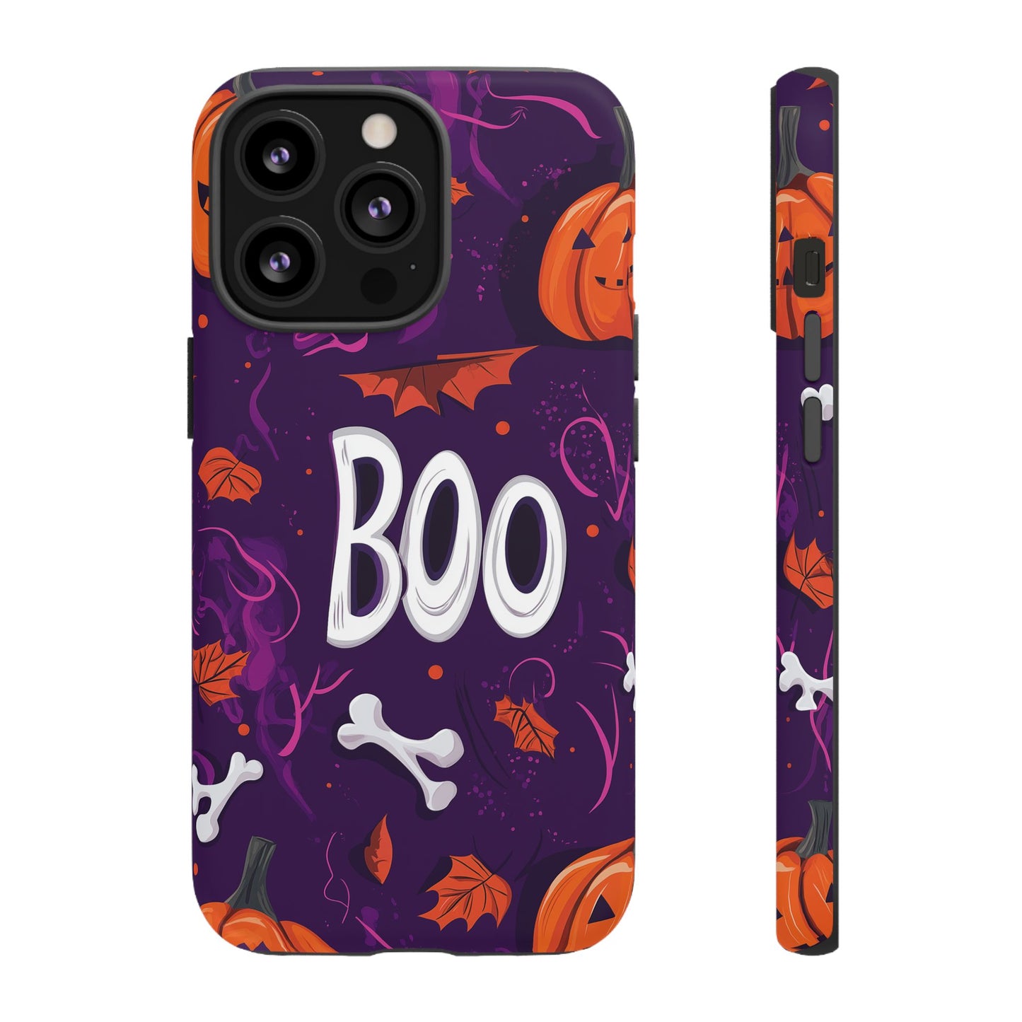 Halloween ‘Boo’ Phone Case – Spooky Fun Design for iPhone, Samsung, Google Pixel