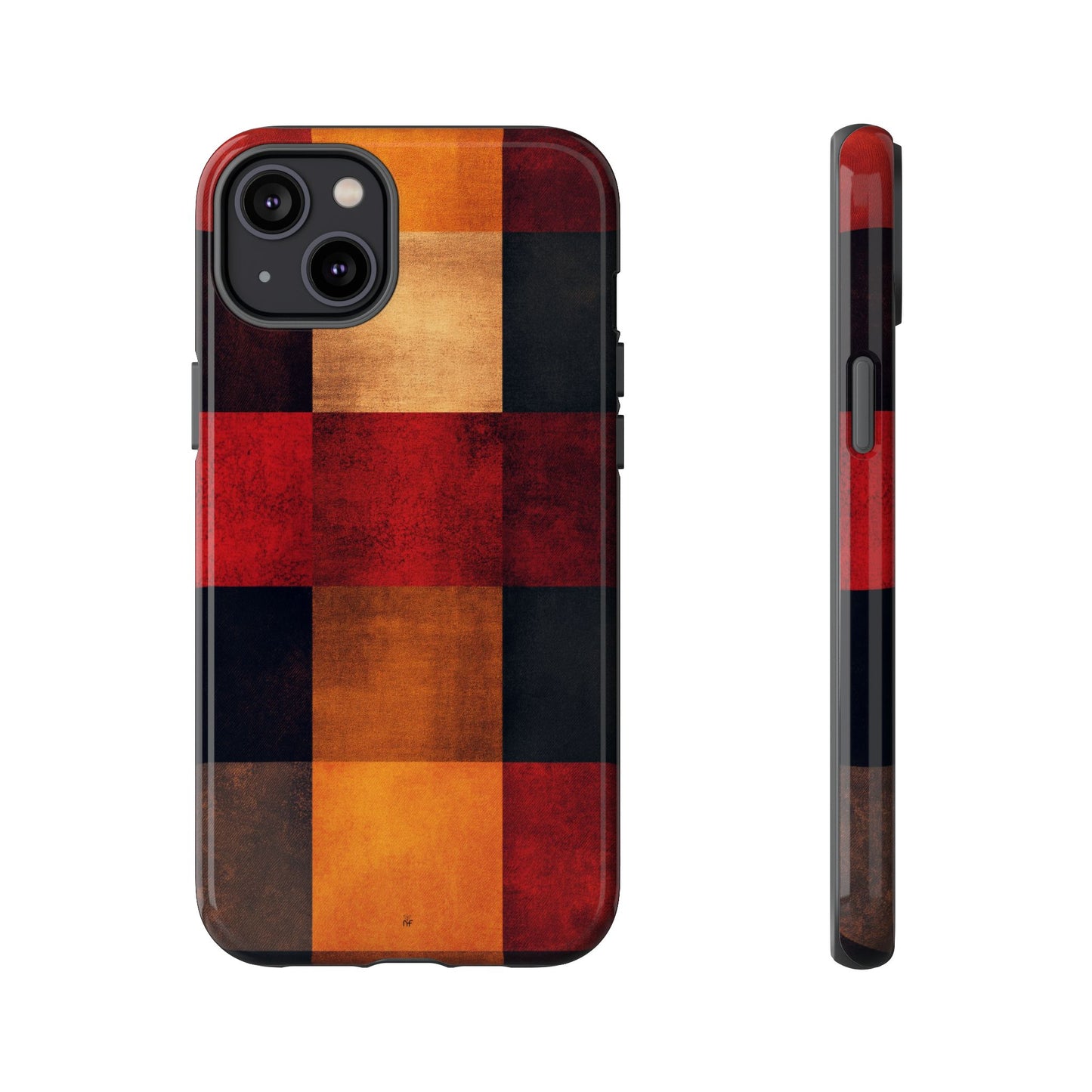 Rustic Plaid Pattern Phone Case – Cozy Fall Design for iPhone, Samsung, Google Pixel
