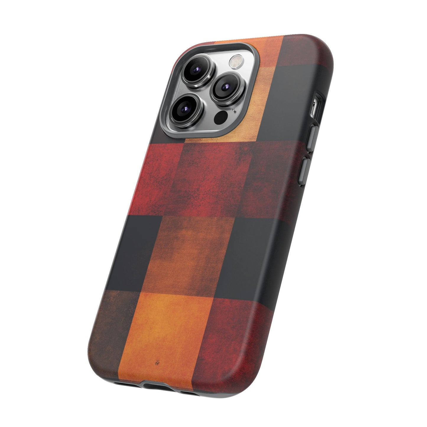 Rustic Plaid Pattern Phone Case – Cozy Fall Design for iPhone, Samsung, Google Pixel