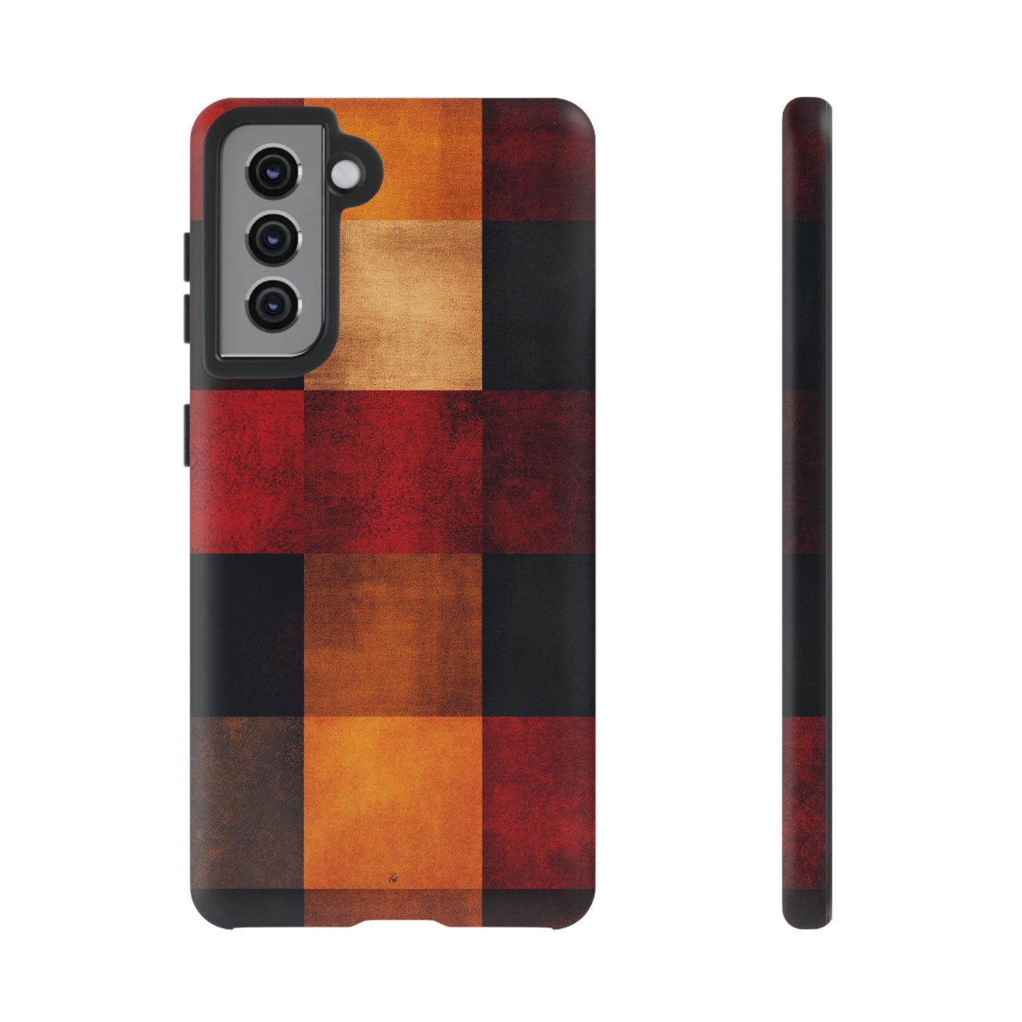 Rustic Plaid Pattern Phone Case – Cozy Fall Design for iPhone, Samsung, Google Pixel
