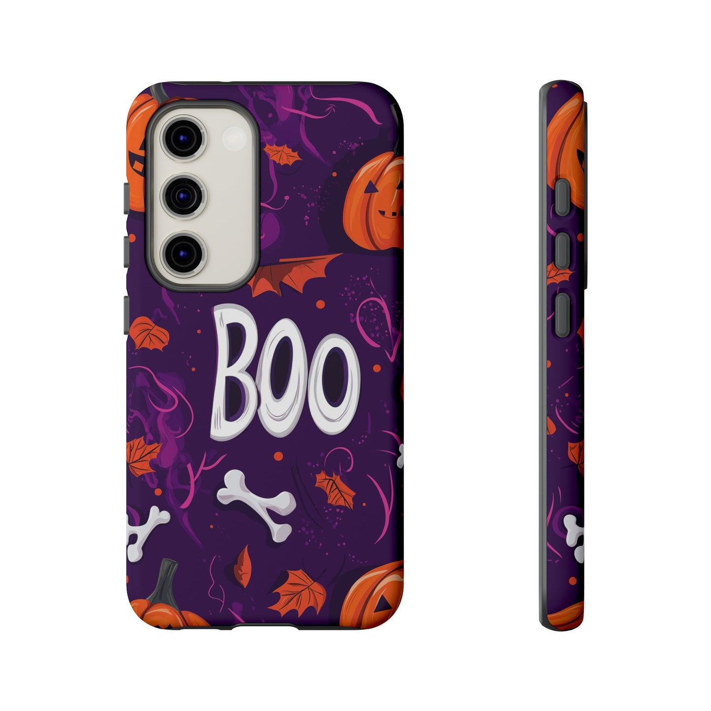 Halloween ‘Boo’ Phone Case – Spooky Fun Design for iPhone, Samsung, Google Pixel