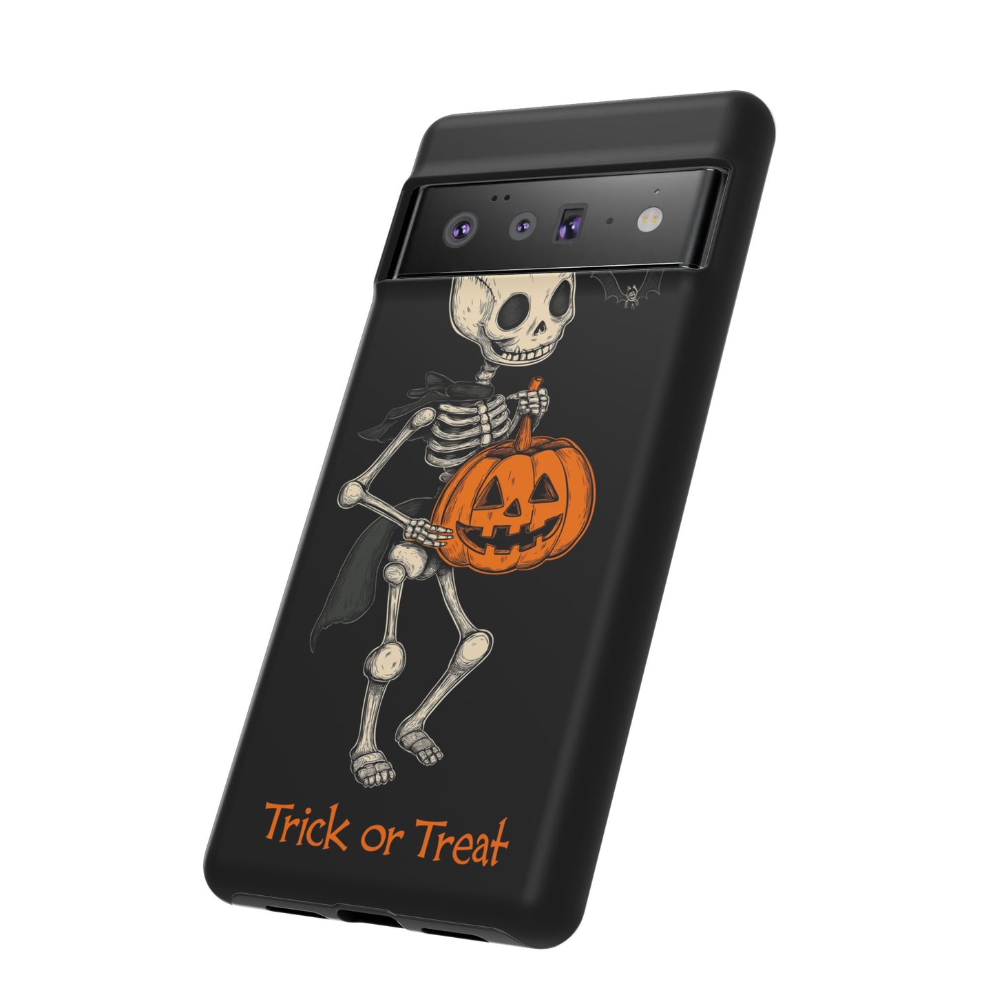 Skeleton Trick or Treat Halloween Phone Case