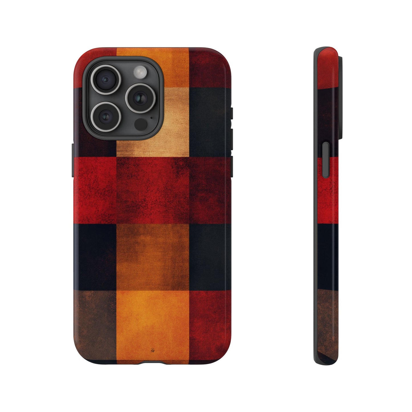 Rustic Plaid Pattern Phone Case – Cozy Fall Design for iPhone, Samsung, Google Pixel
