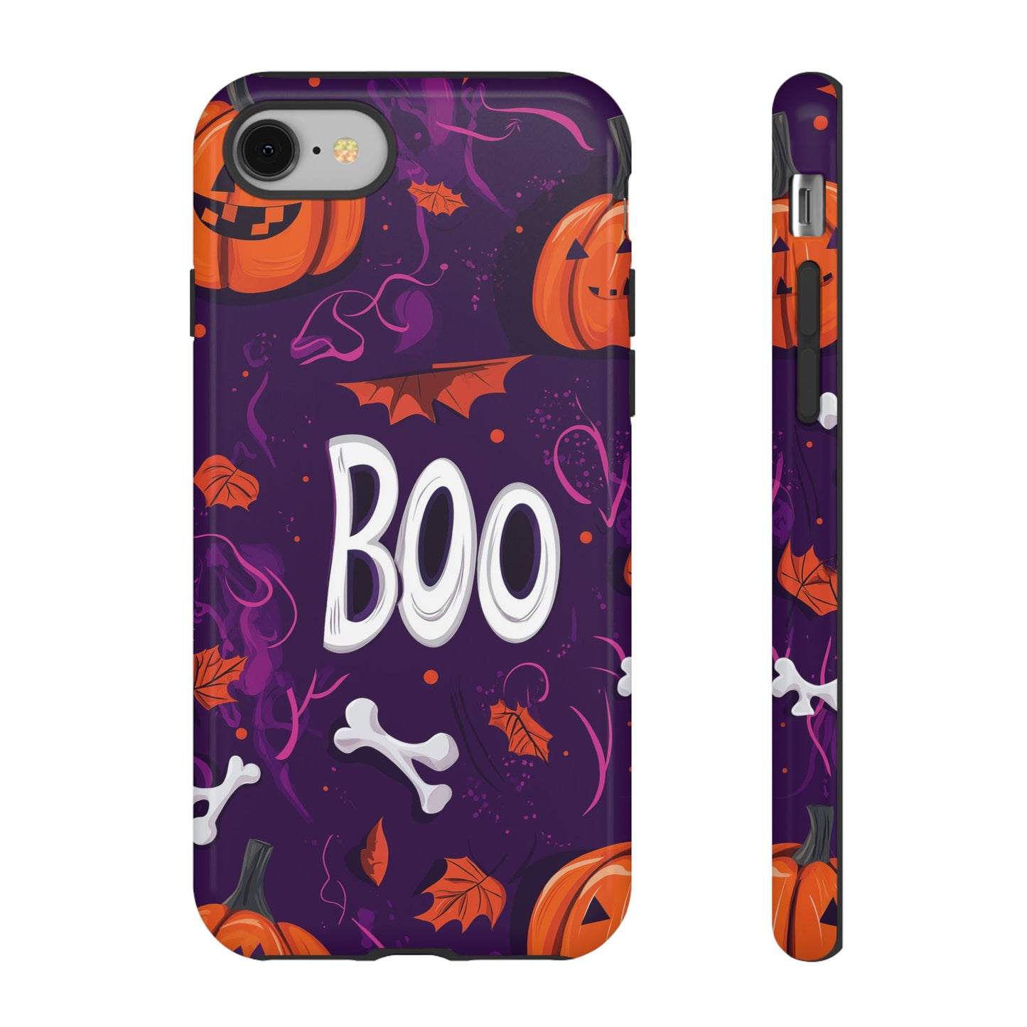 Halloween ‘Boo’ Phone Case – Spooky Fun Design for iPhone, Samsung, Google Pixel