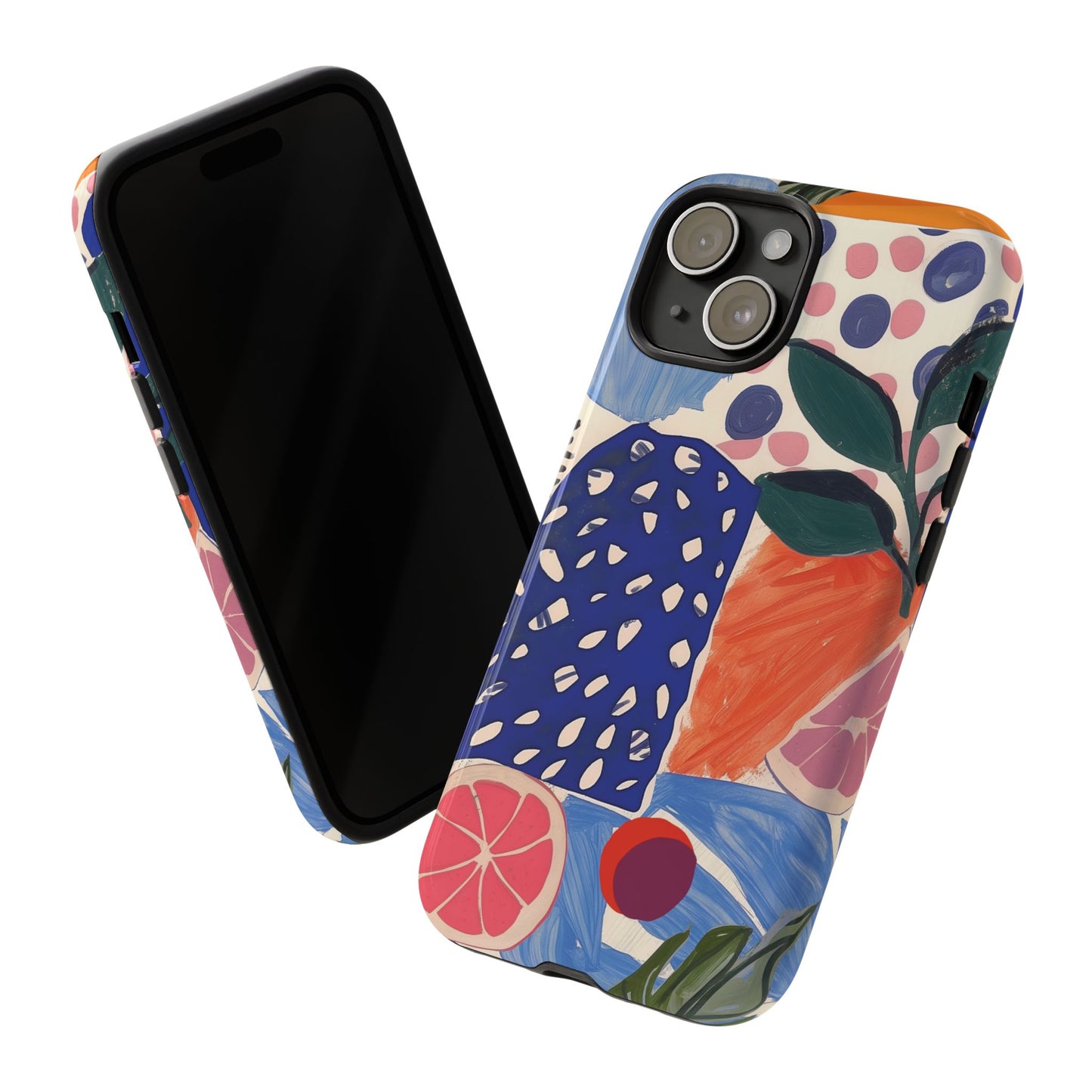 Vibrant Coquette Abstract Art Collage Phone Case – Artistic Design for iPhone