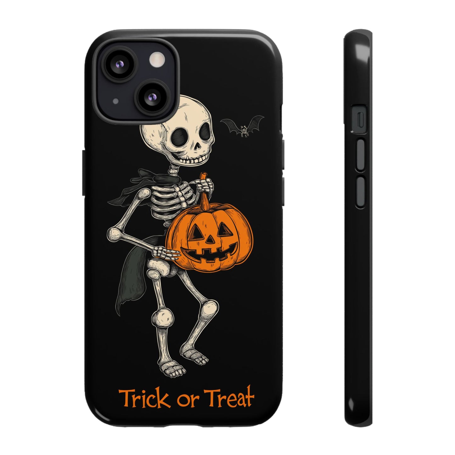 Skeleton Trick or Treat Halloween Phone Case