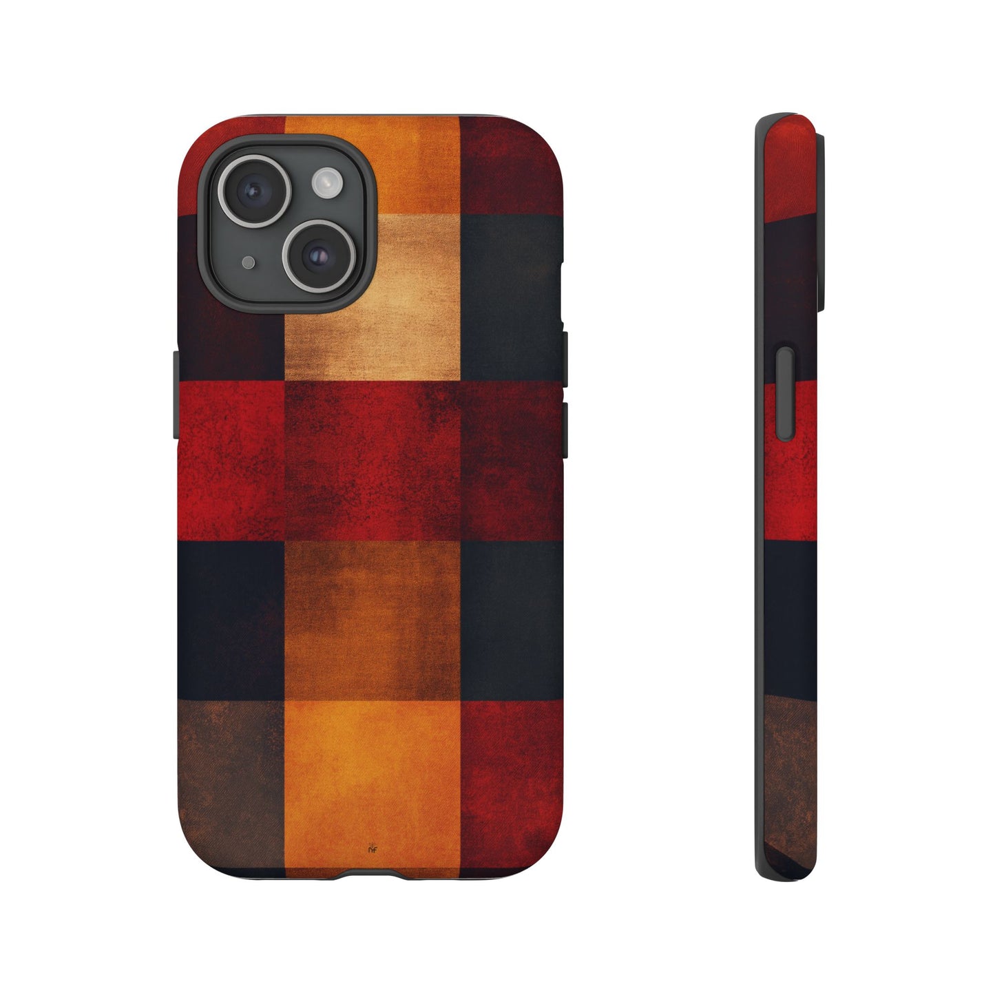 Rustic Plaid Pattern Phone Case – Cozy Fall Design for iPhone, Samsung, Google Pixel