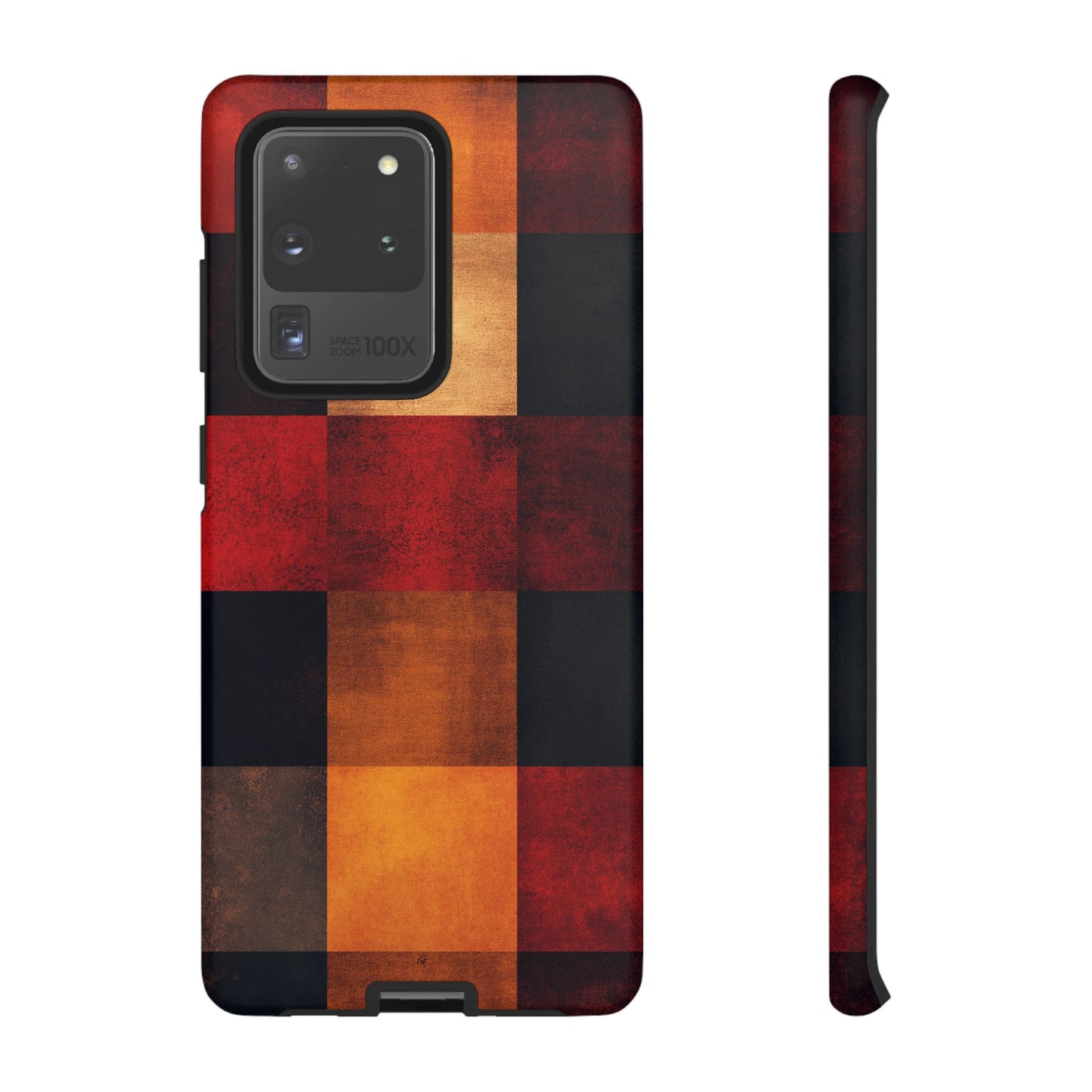 Rustic Plaid Pattern Phone Case – Cozy Fall Design for iPhone, Samsung, Google Pixel