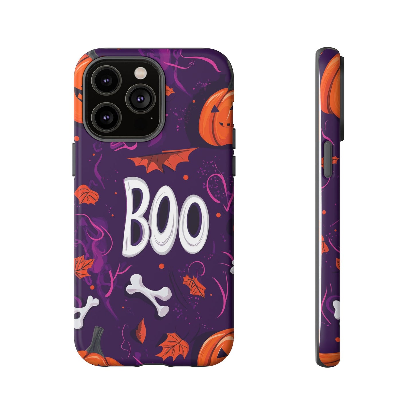 Halloween ‘Boo’ Phone Case – Spooky Fun Design for iPhone, Samsung, Google Pixel