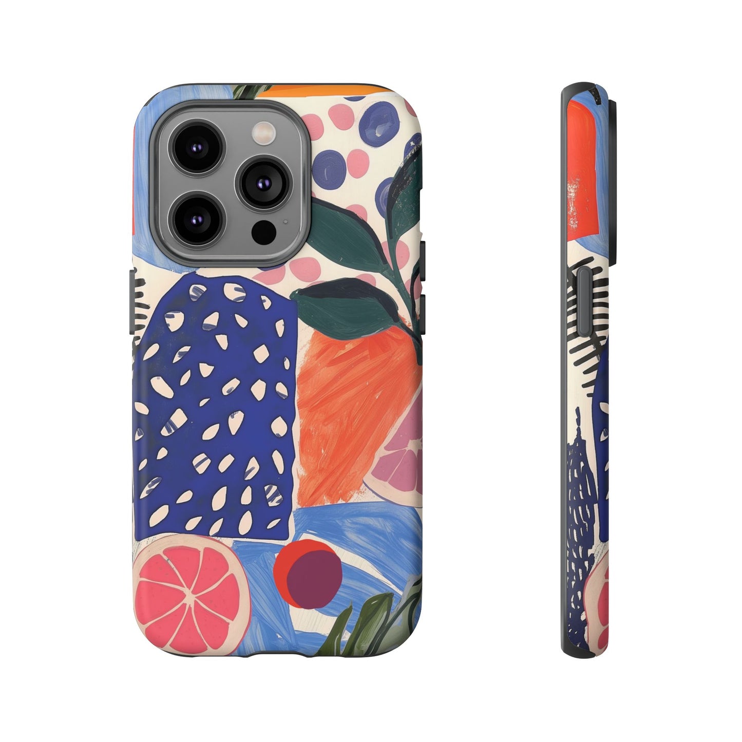 Vibrant Coquette Abstract Art Collage Phone Case – Artistic Design for iPhone