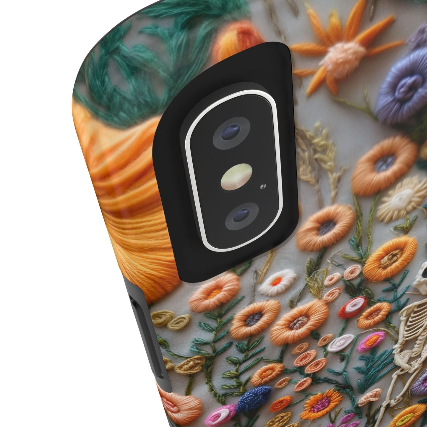 Vintage Skeletons in Floral Bloom Phone Case – Unique Artistic Design for iPhone, Samsung, Tough cases - NovaFlair
