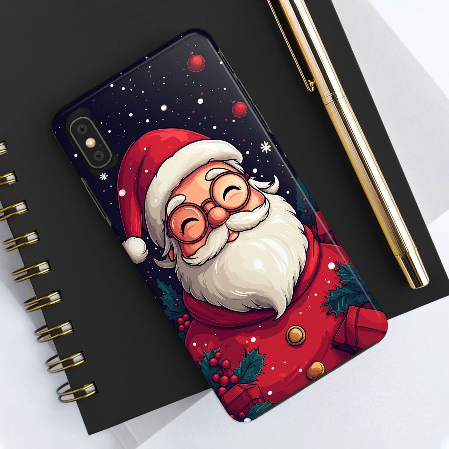 Jolly Santa Claus Christmas Phone Case – Festive Holiday Design