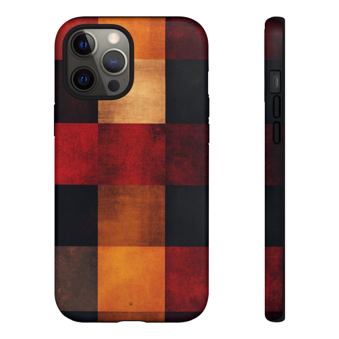 Rustic Plaid Pattern Phone Case – Cozy Fall Design for iPhone, Samsung, Google Pixel