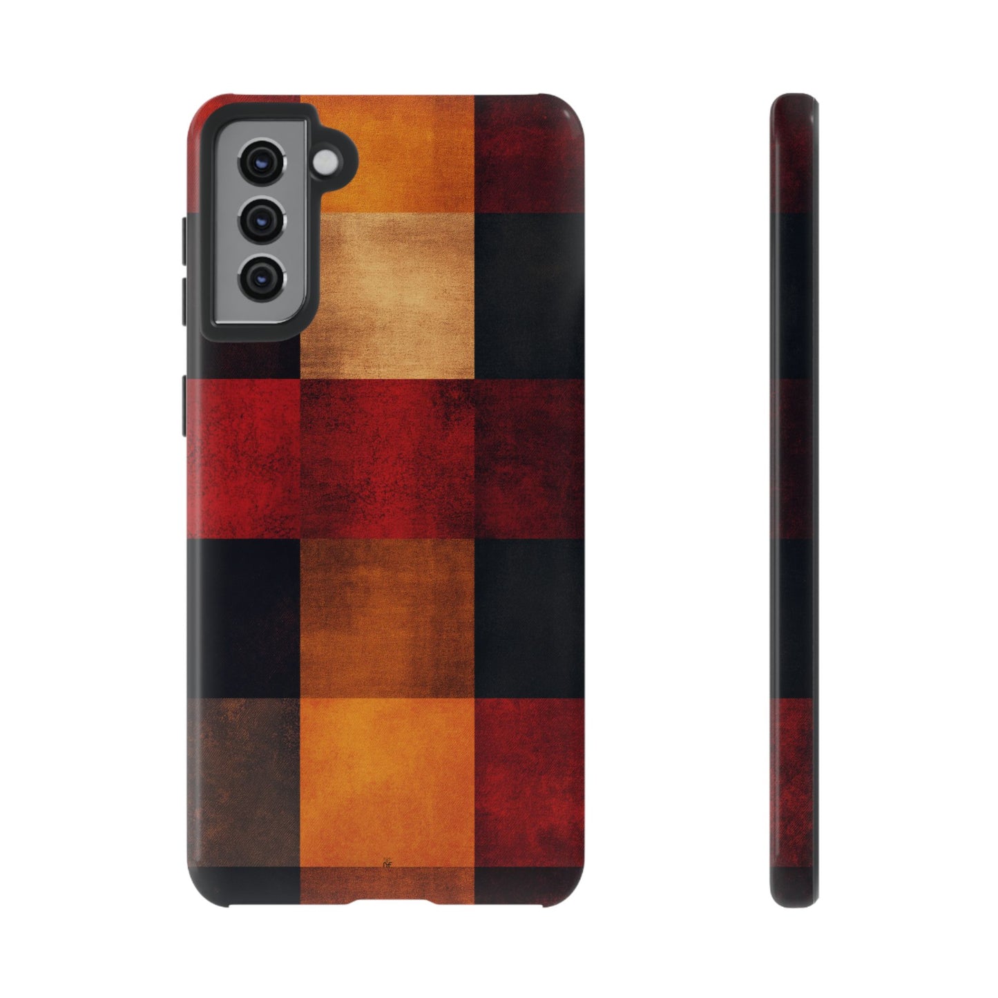 Rustic Plaid Pattern Phone Case – Cozy Fall Design for iPhone, Samsung, Google Pixel
