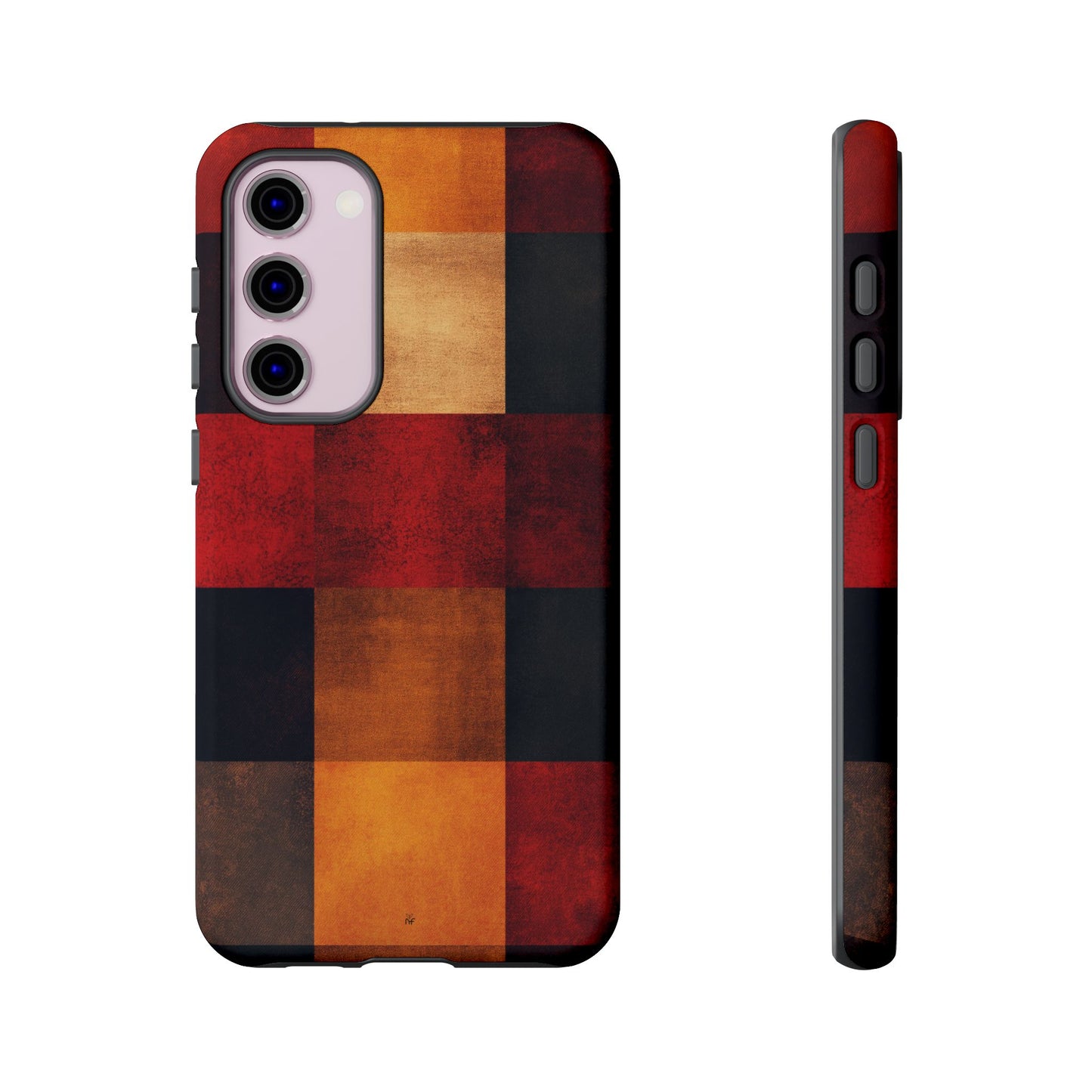 Rustic Plaid Pattern Phone Case – Cozy Fall Design for iPhone, Samsung, Google Pixel