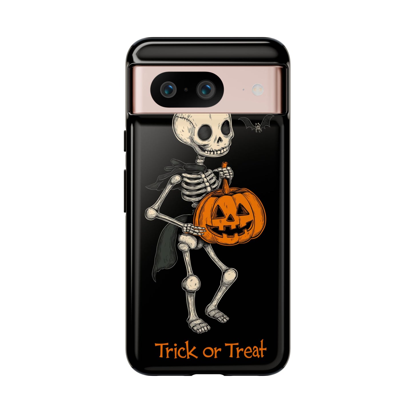 Skeleton Trick or Treat Halloween Phone Case