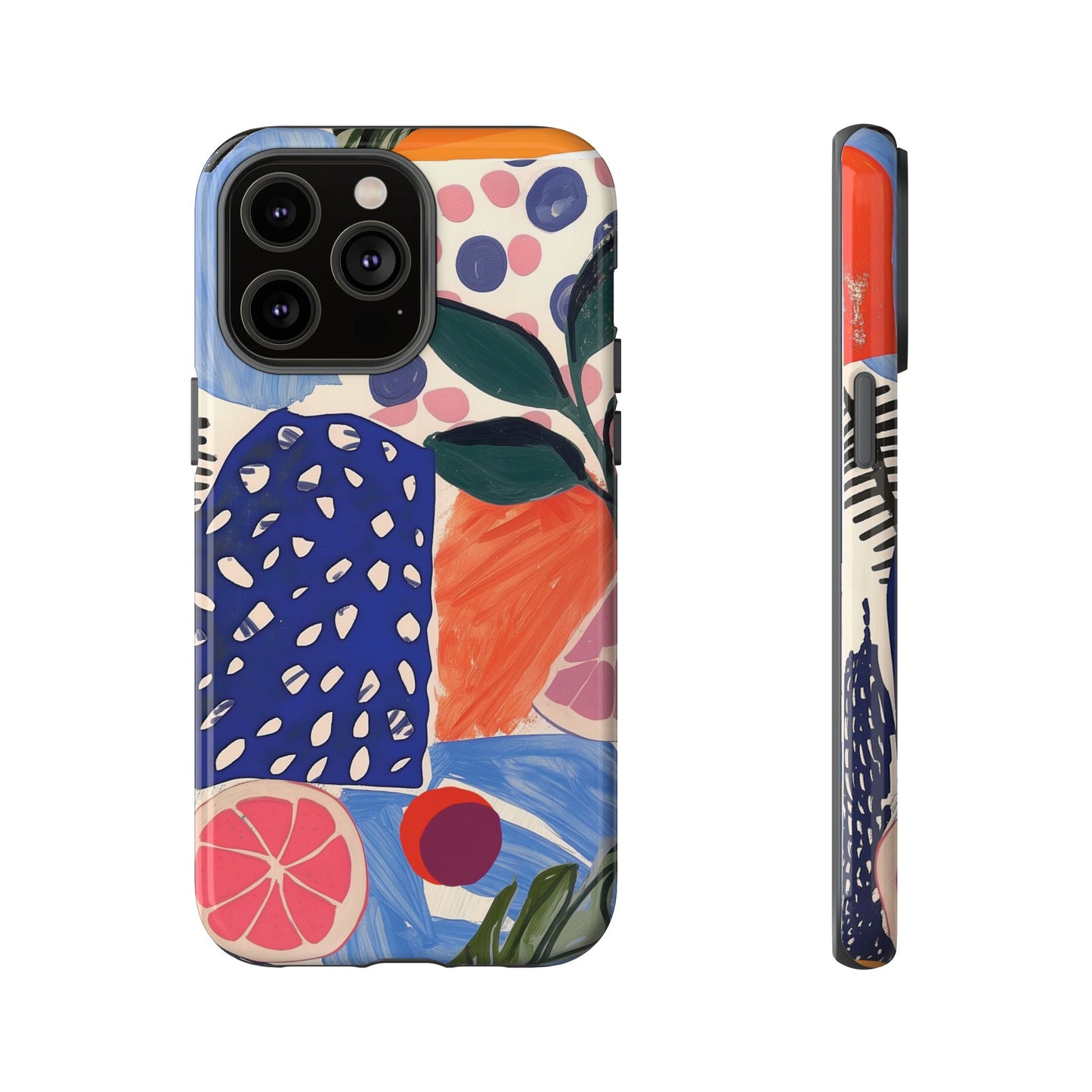 Vibrant Coquette Abstract Art Collage Phone Case – Artistic Design for iPhone
